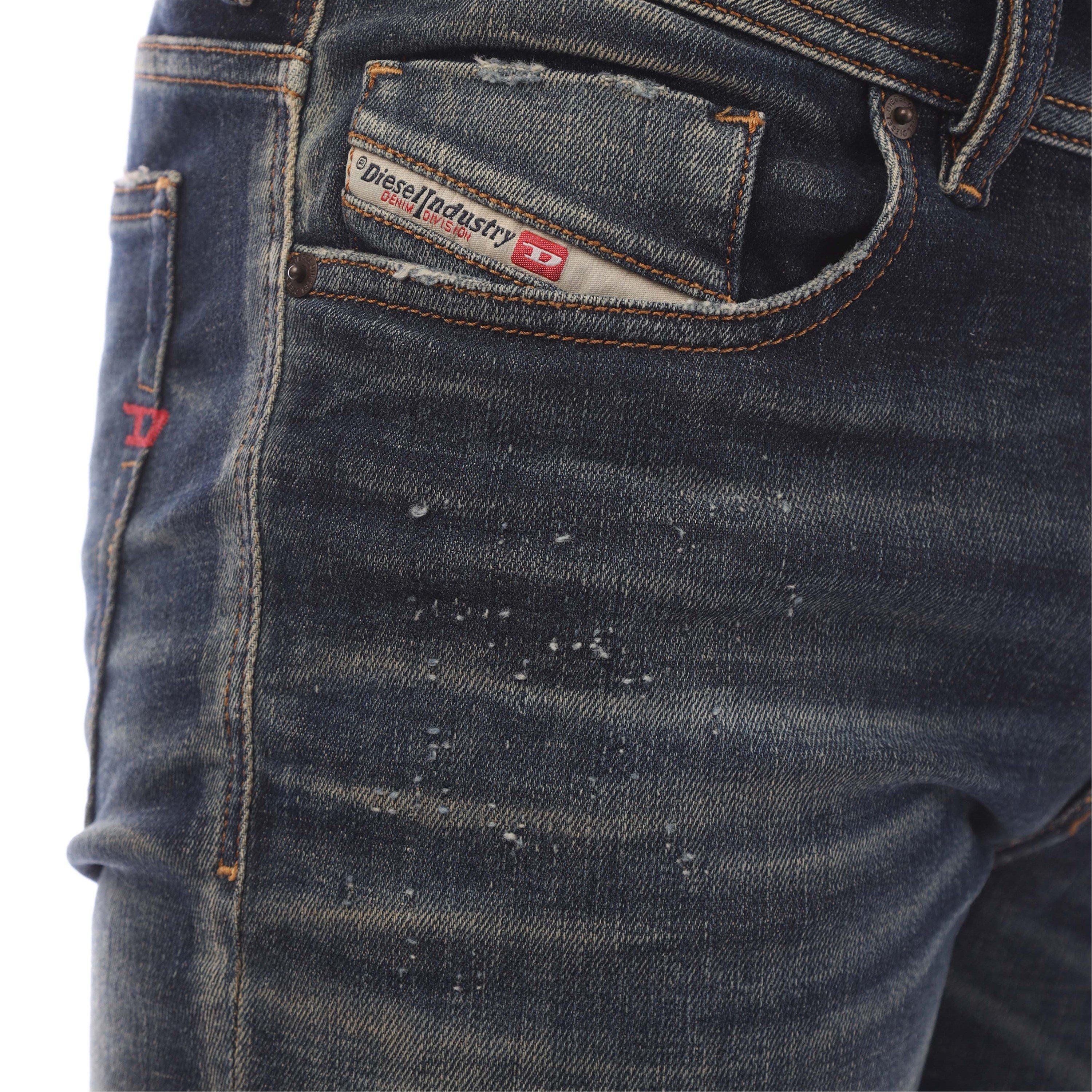 Blue Denim - Diesel - Sleenker Skinny Jeans - 3