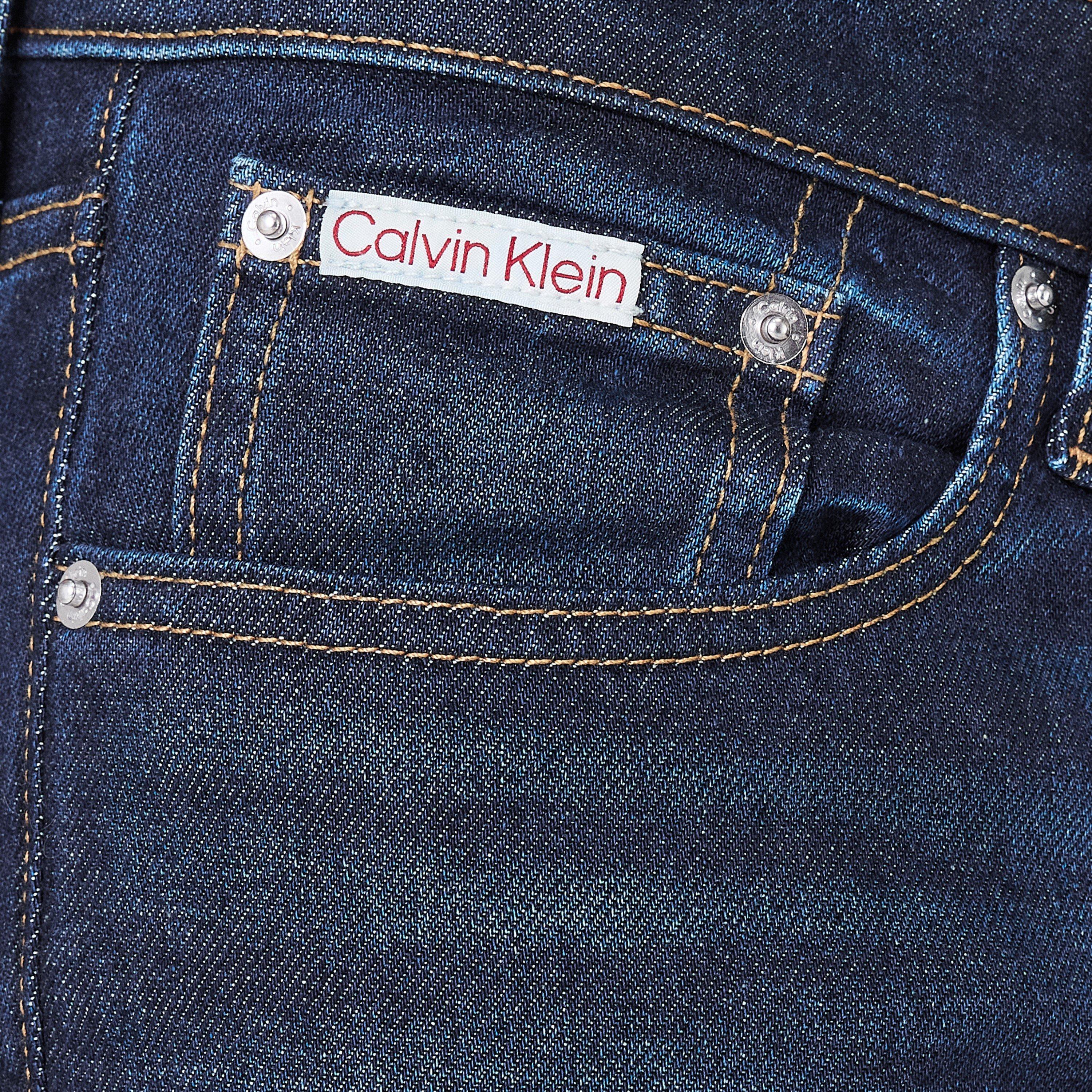 Blue - Calvin Klein Jeans - Men's Slim Straight Leg Jeans - 5