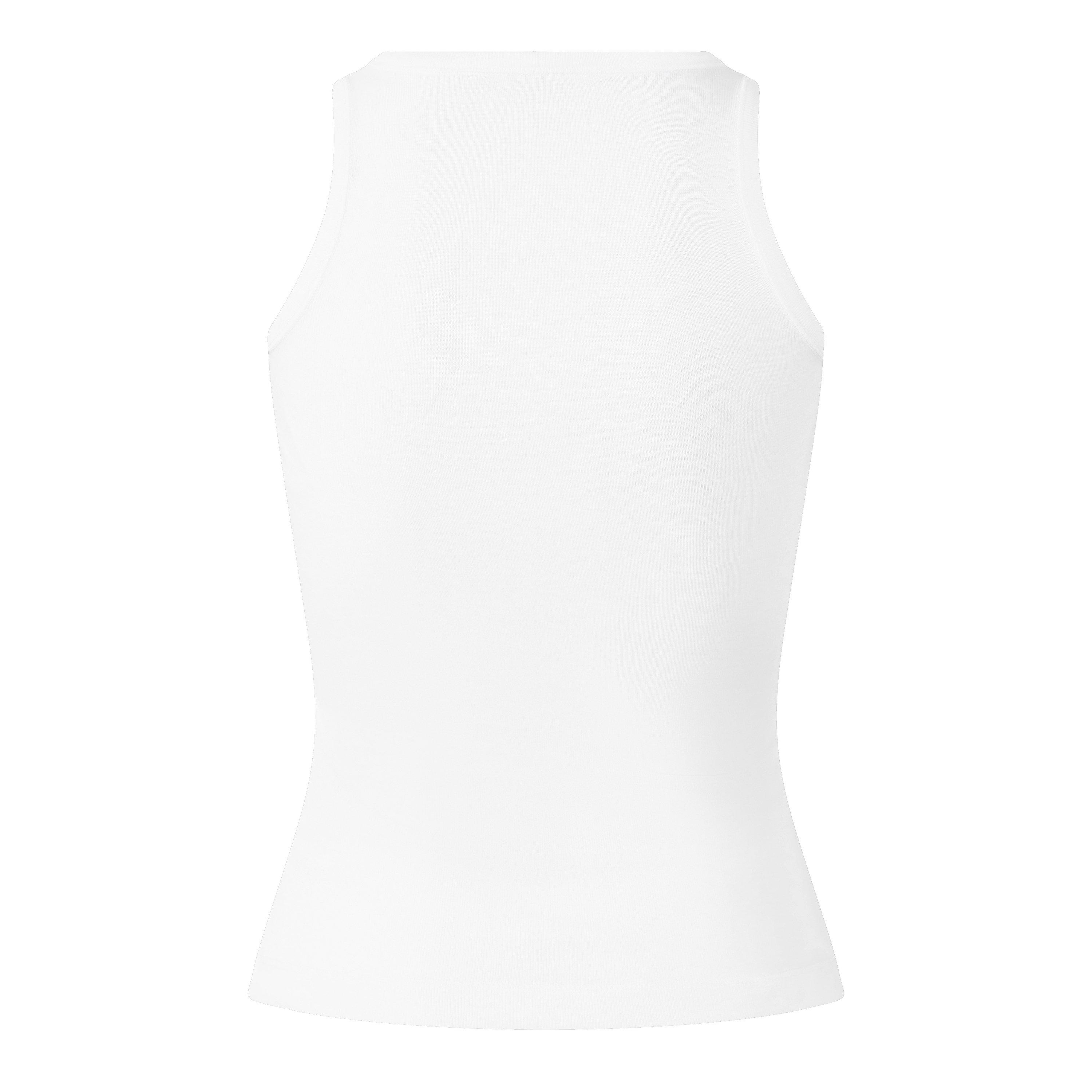 White - Ganni - Women's Tank Cherry Vest - 2