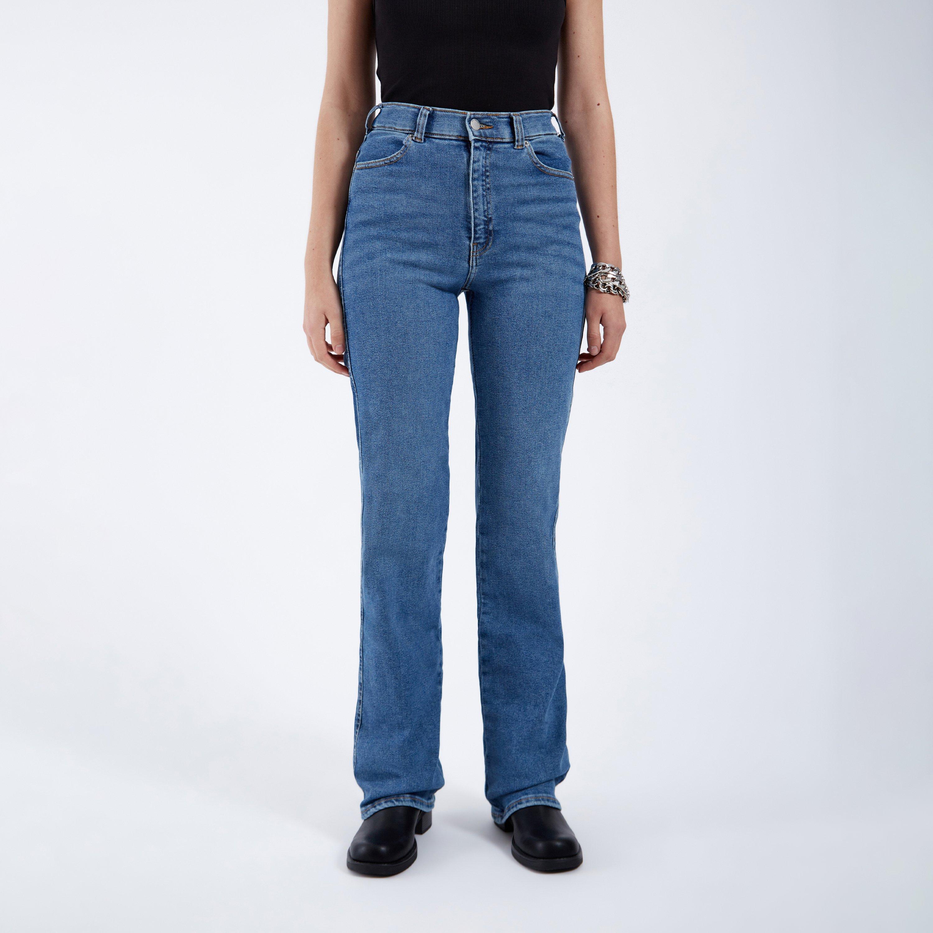 Dr Denim Moxy Straight - High Stretch Jeans In Cape Sky