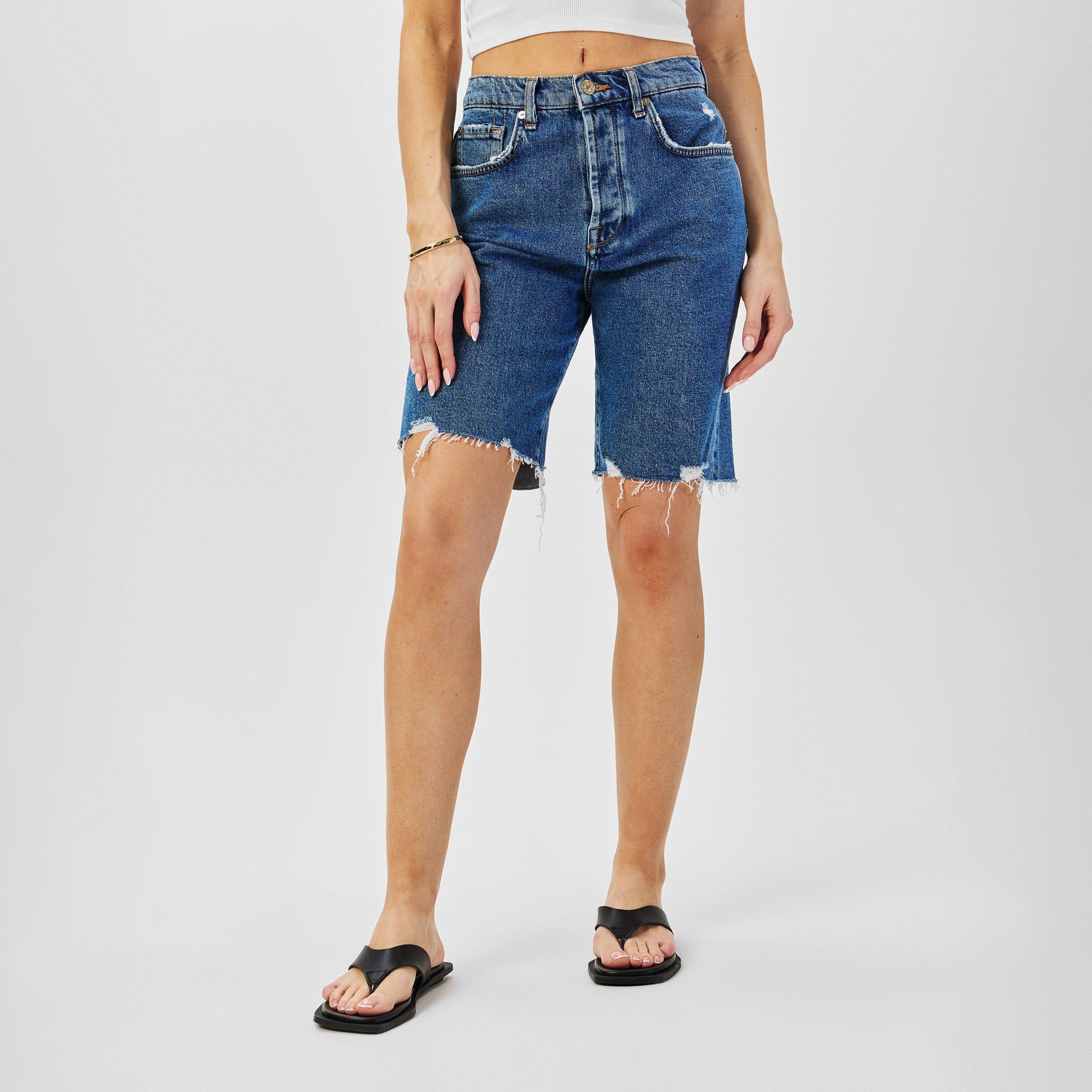 Blaze - 7 For All Mankind - Women's Andy Denim Shorts - 3