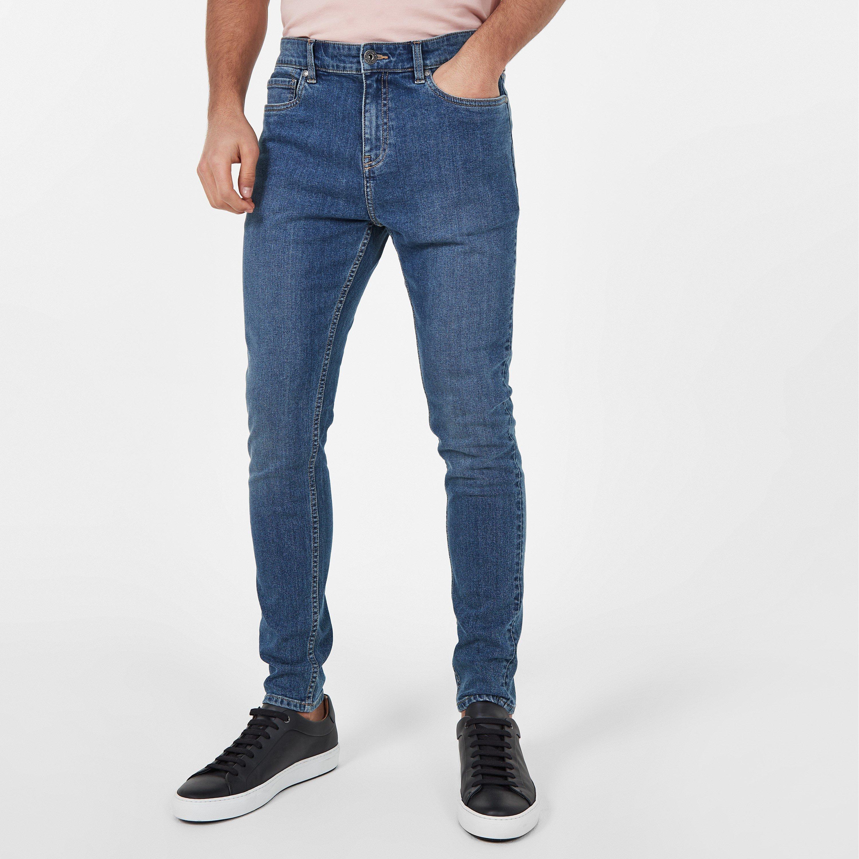 Mid Wash 2 - Firetrap - Super Skinny Jeans - 1