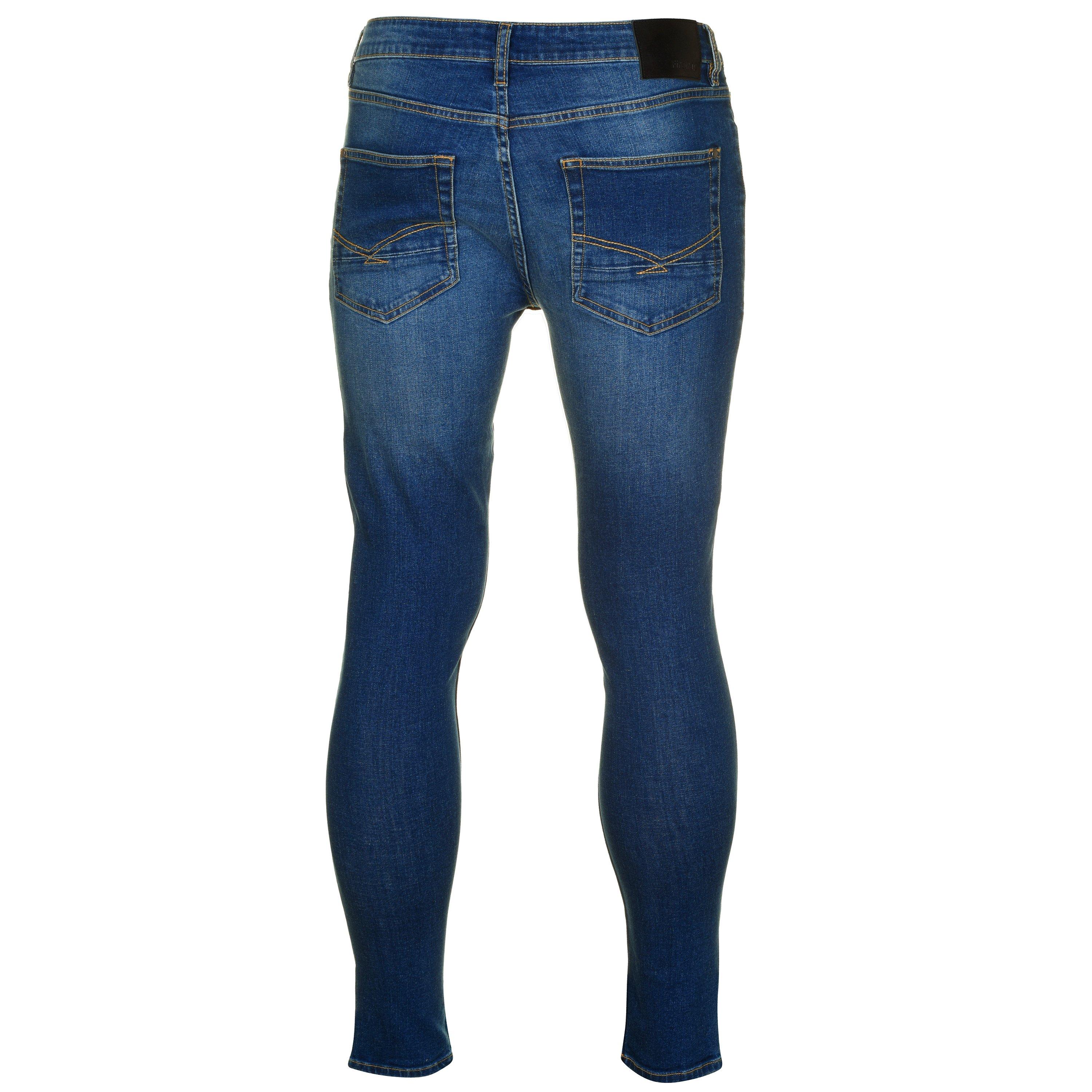 Mid Wash 2 - Firetrap - Super Skinny Jeans - 2