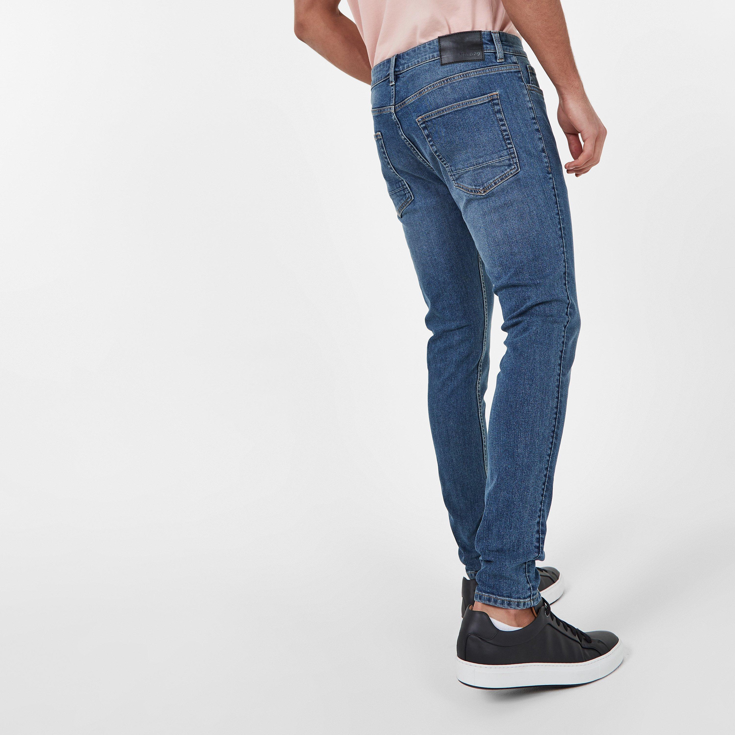 Mid Wash 2 - Firetrap - Super Skinny Jeans - 3