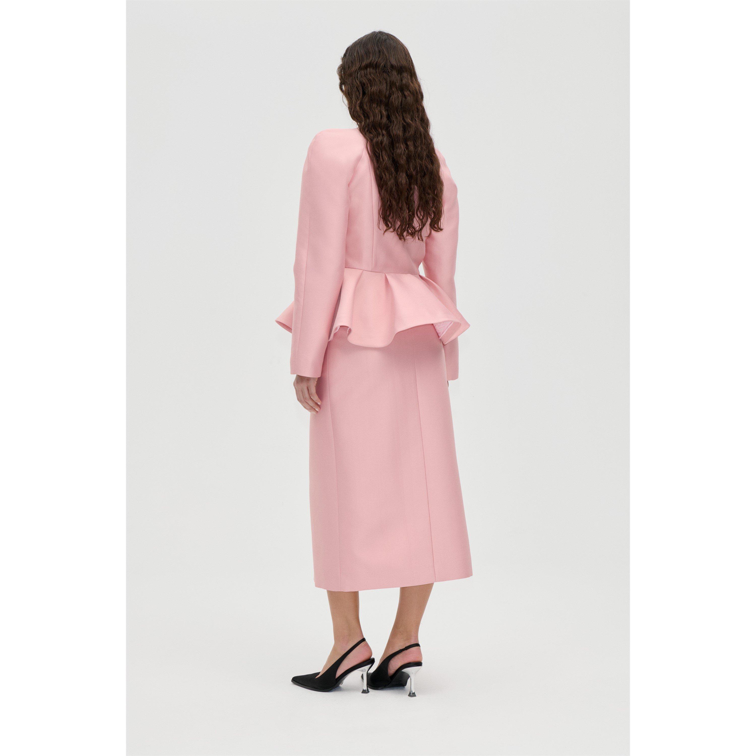 Haze Pink - Stine Goya - Women's Pencil Midi Skirt - 4