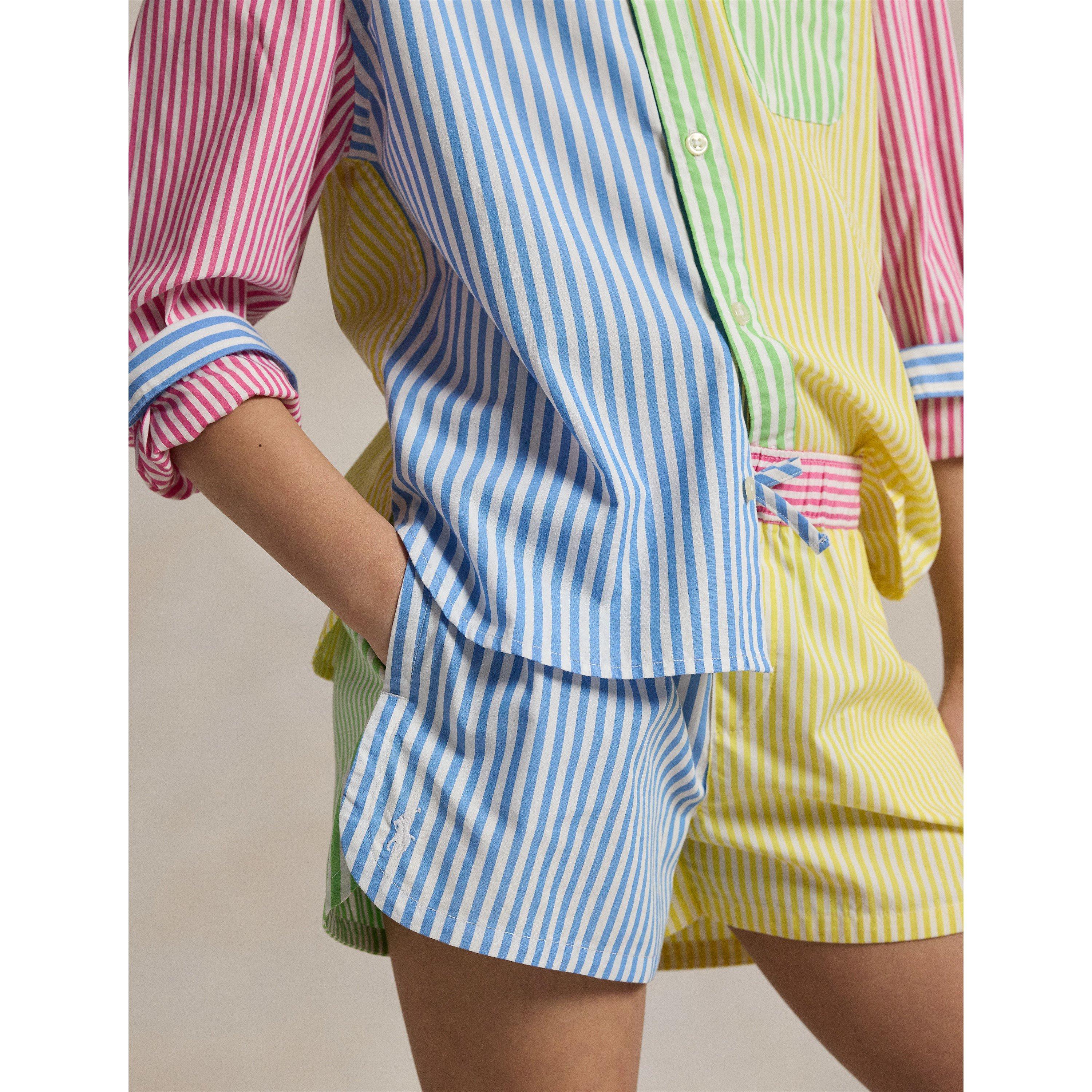 Multi - Polo Ralph Lauren - Striped Cotton Fun Short Juniors - 4