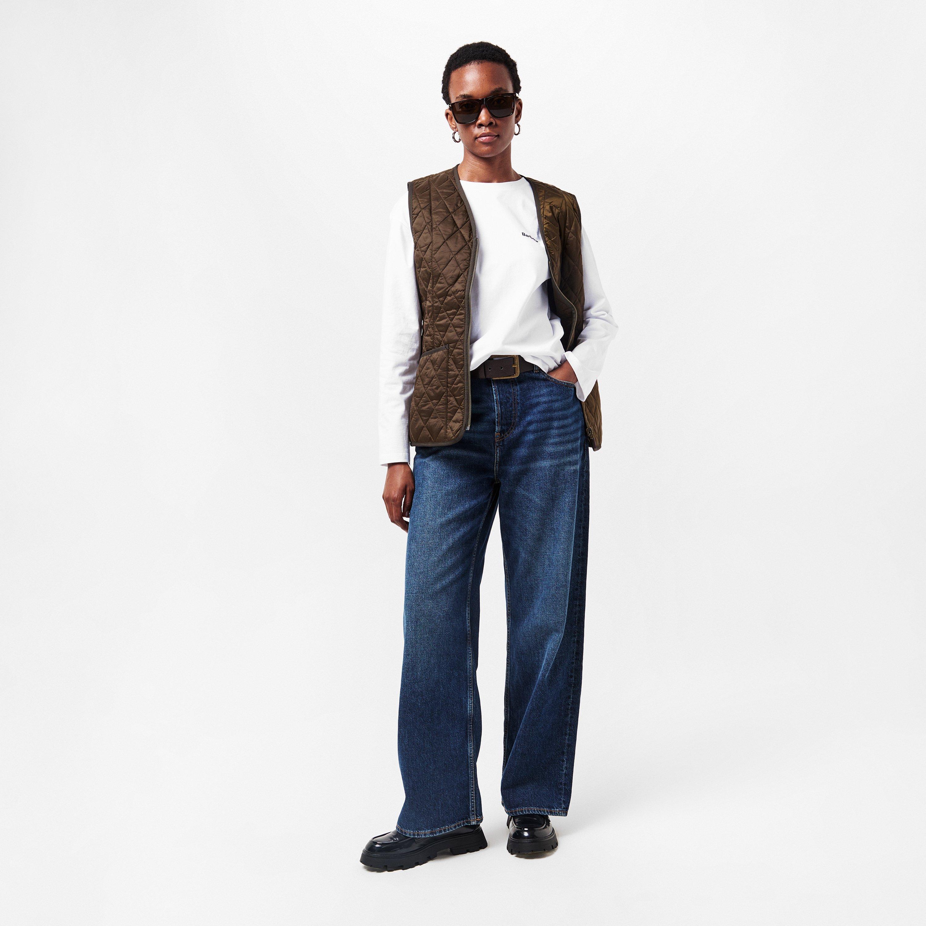White - Barbour - Lavensdale Long-Sleeved T-Shirt - 6