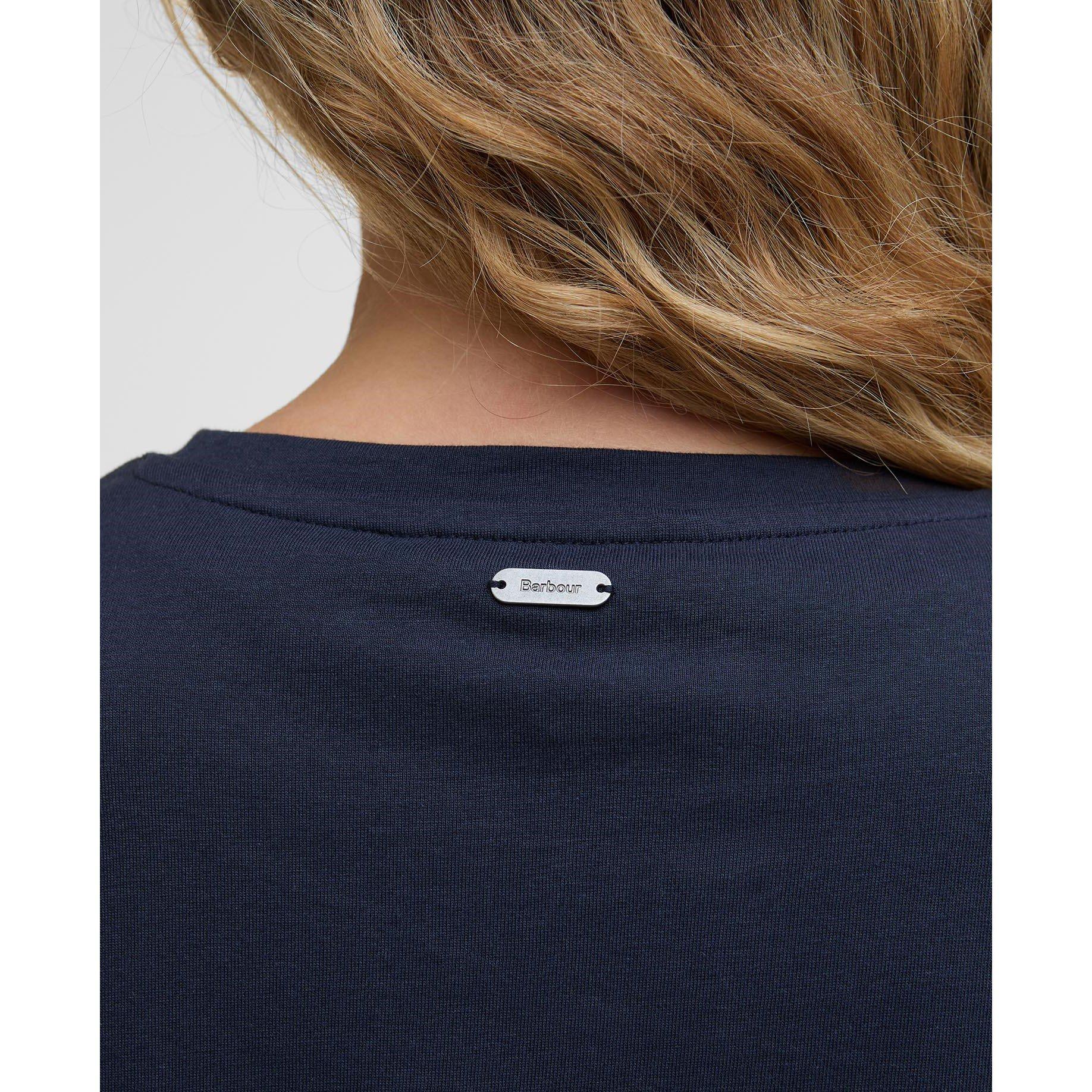 Navy - Barbour - Lavensdale Long-Sleeved T-Shirt - 5