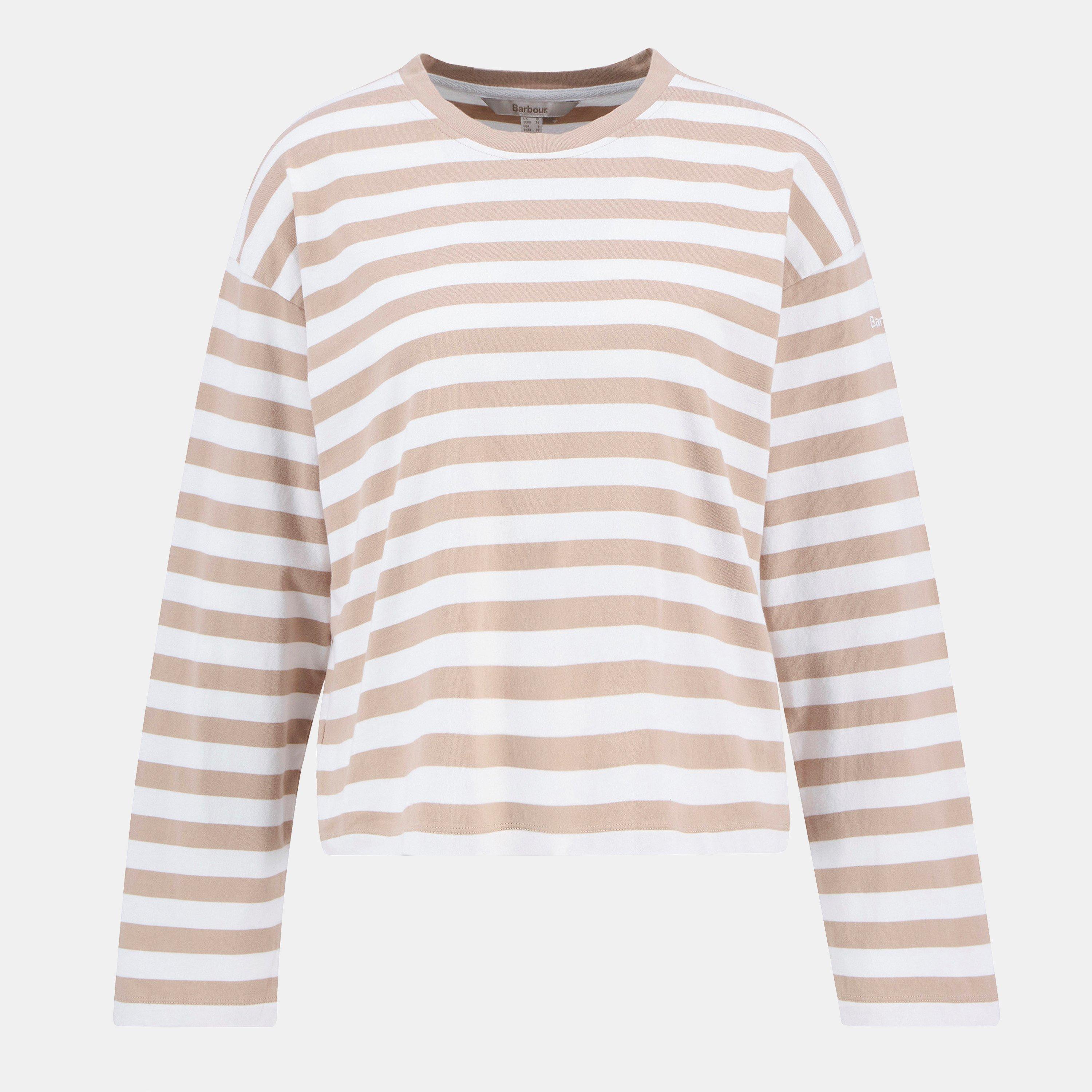 Pale Camel Str - Barbour - Bede Long Sleeve T-Shirt - 1