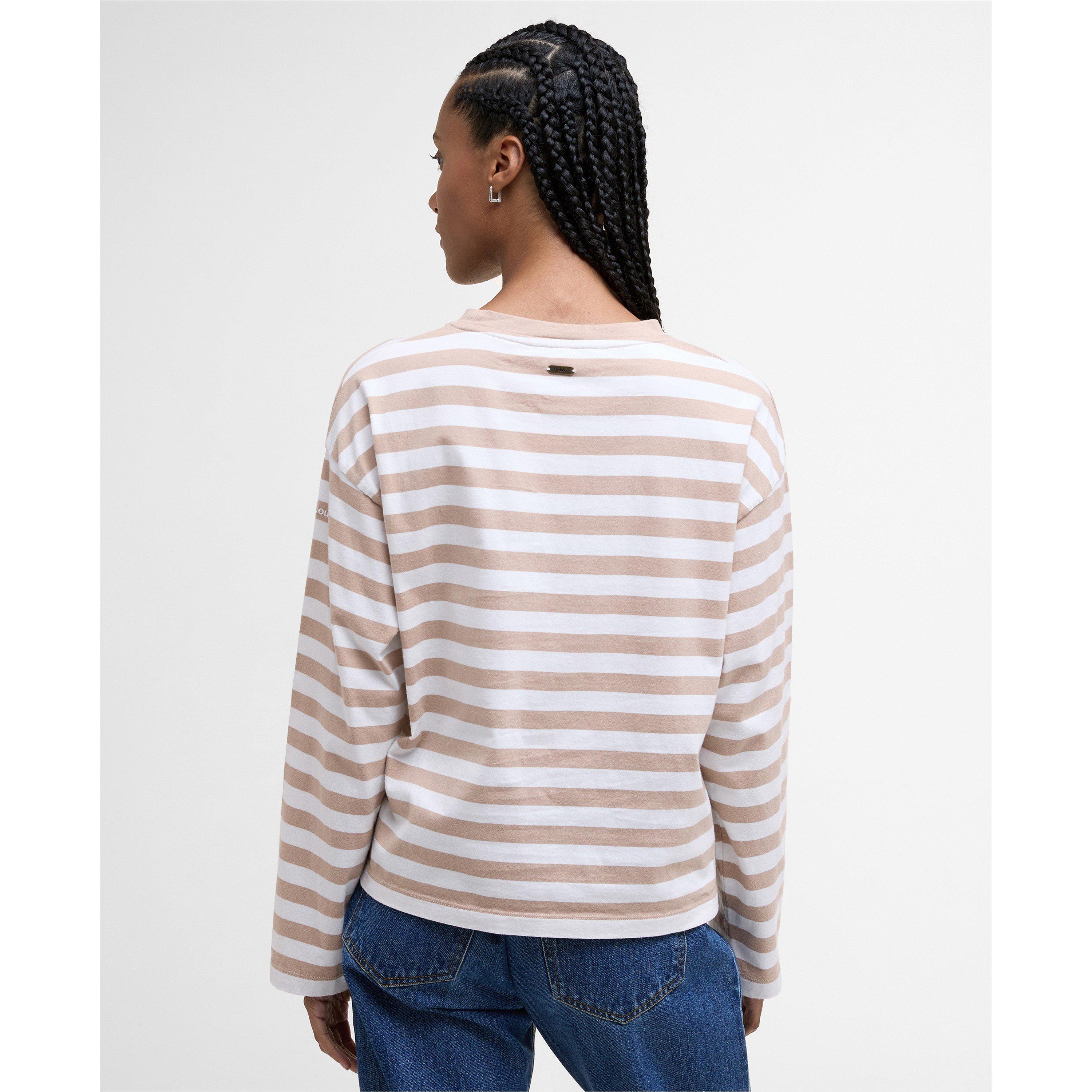 Pale Camel Str - Barbour - Bede Long Sleeve T-Shirt - 3