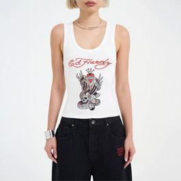 Ed Hardy Nyc Crop Vest Ld52