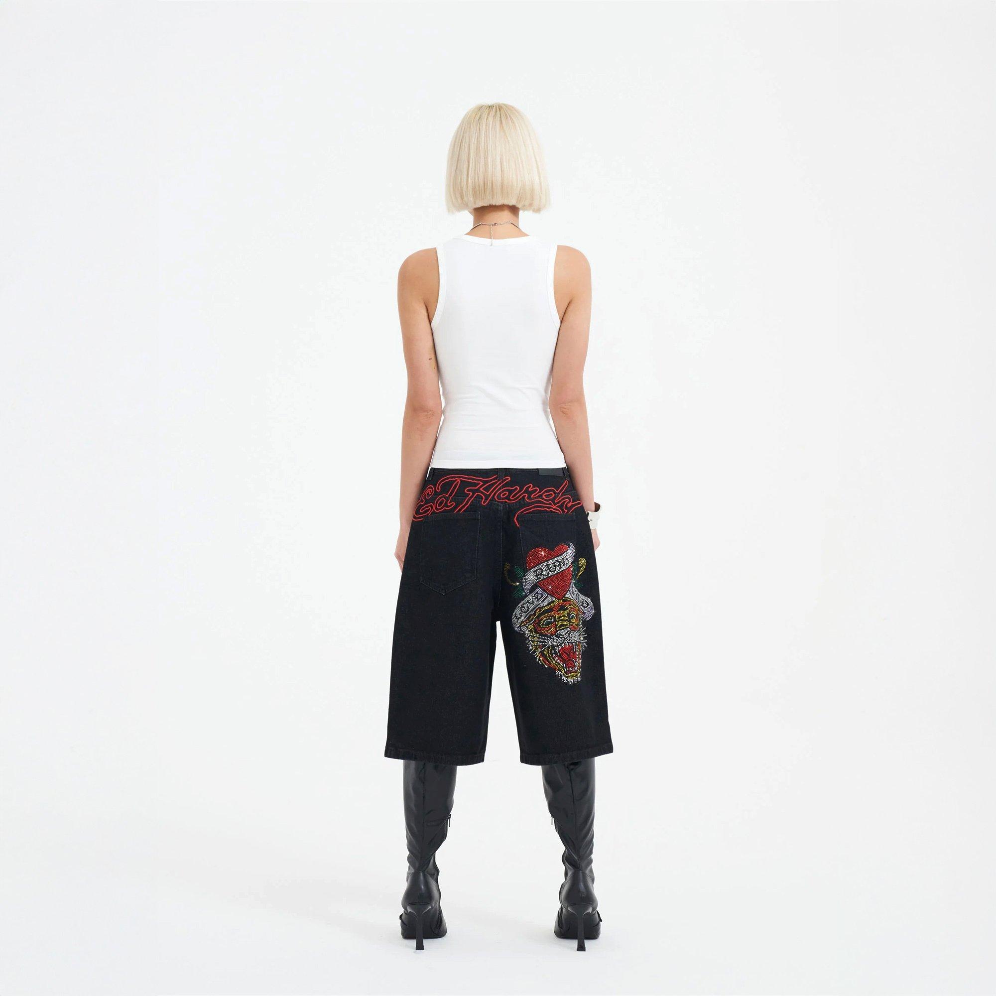 White - Ed Hardy - Women's NYC Crop Top - 2