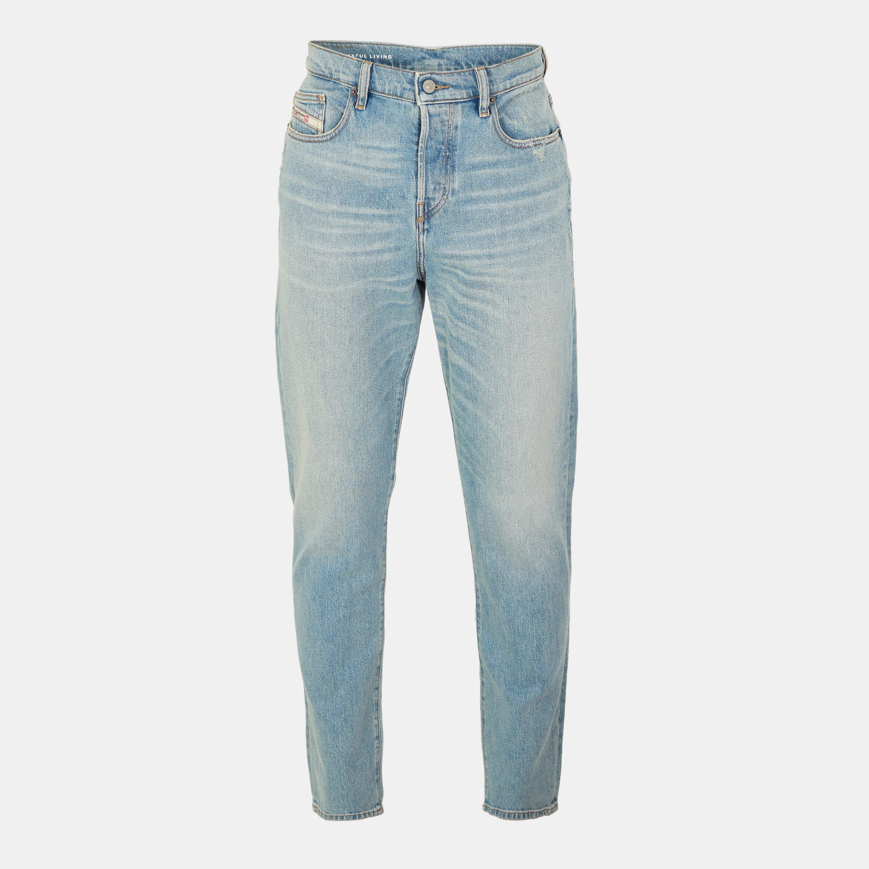 Diesel Men's Straight Leg Jeans - Blue Denim - 29W R