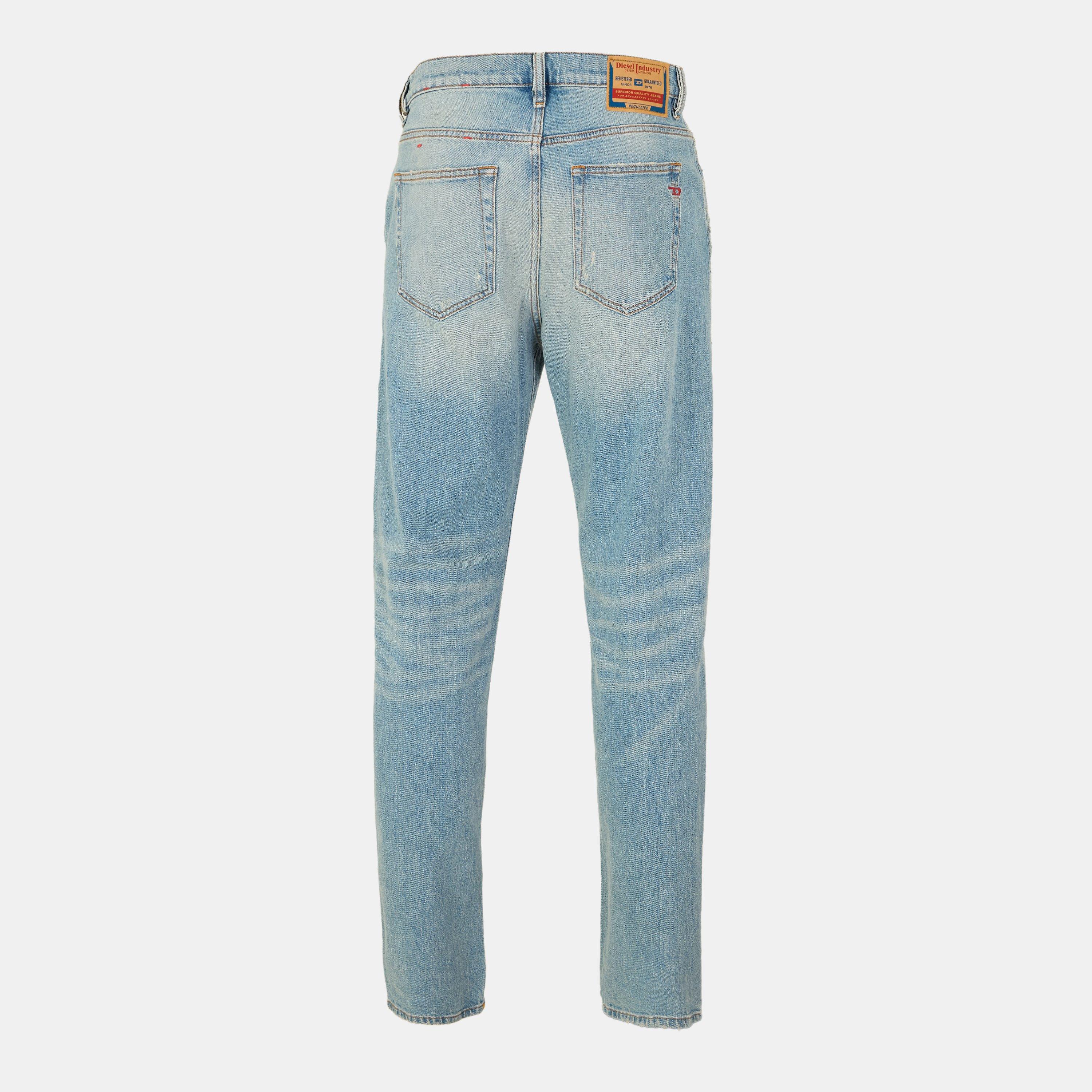 Blue Denim - Diesel - Men's Straight Leg Jeans - 2