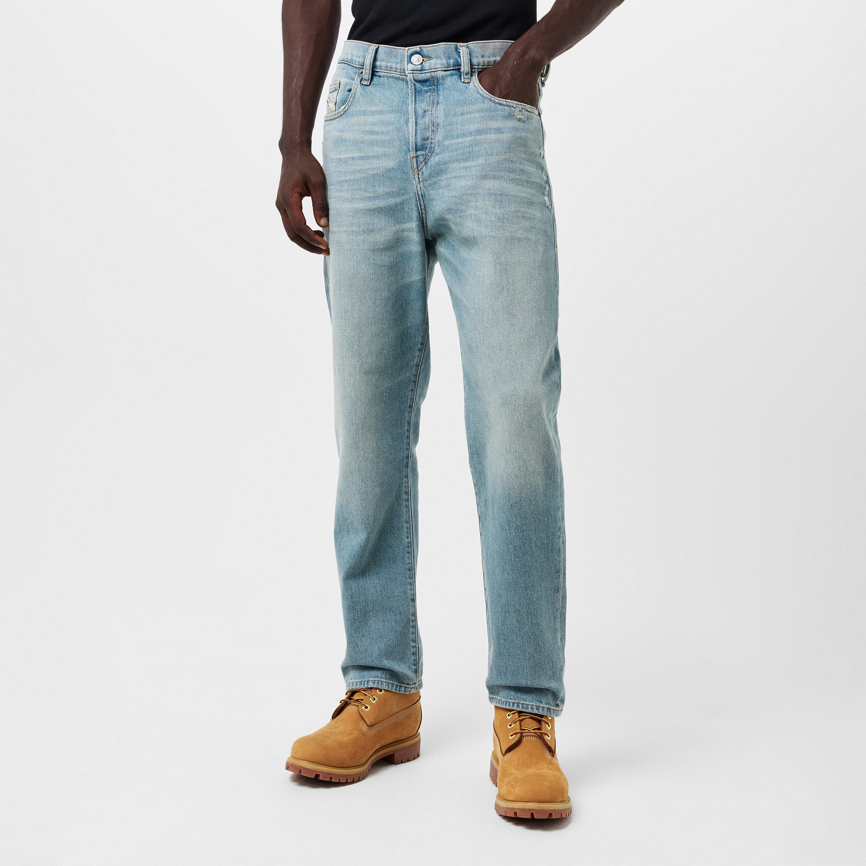 Blue Denim - Diesel - Men's Straight Leg Jeans - 3