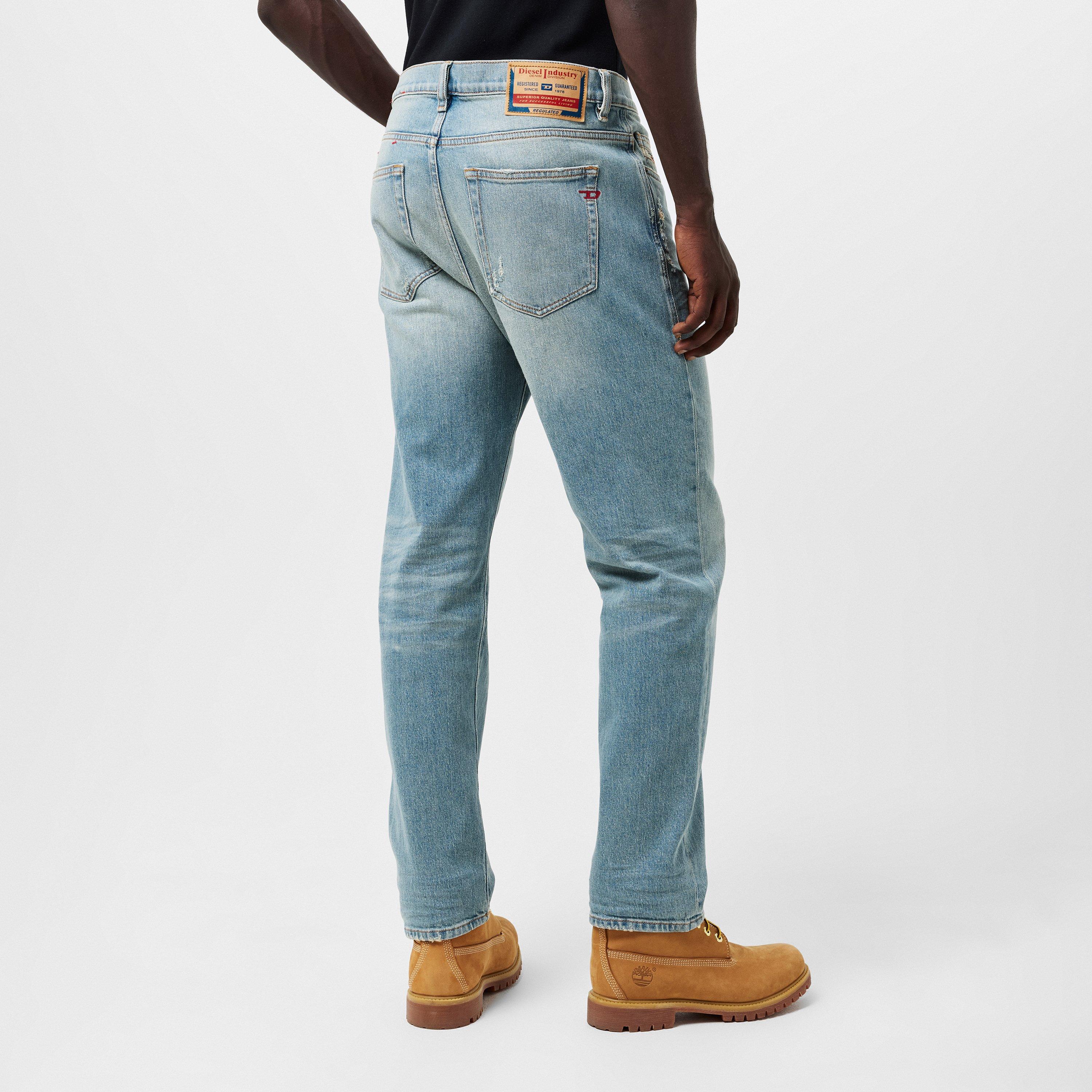 Blue Denim - Diesel - Men's Straight Leg Jeans - 4