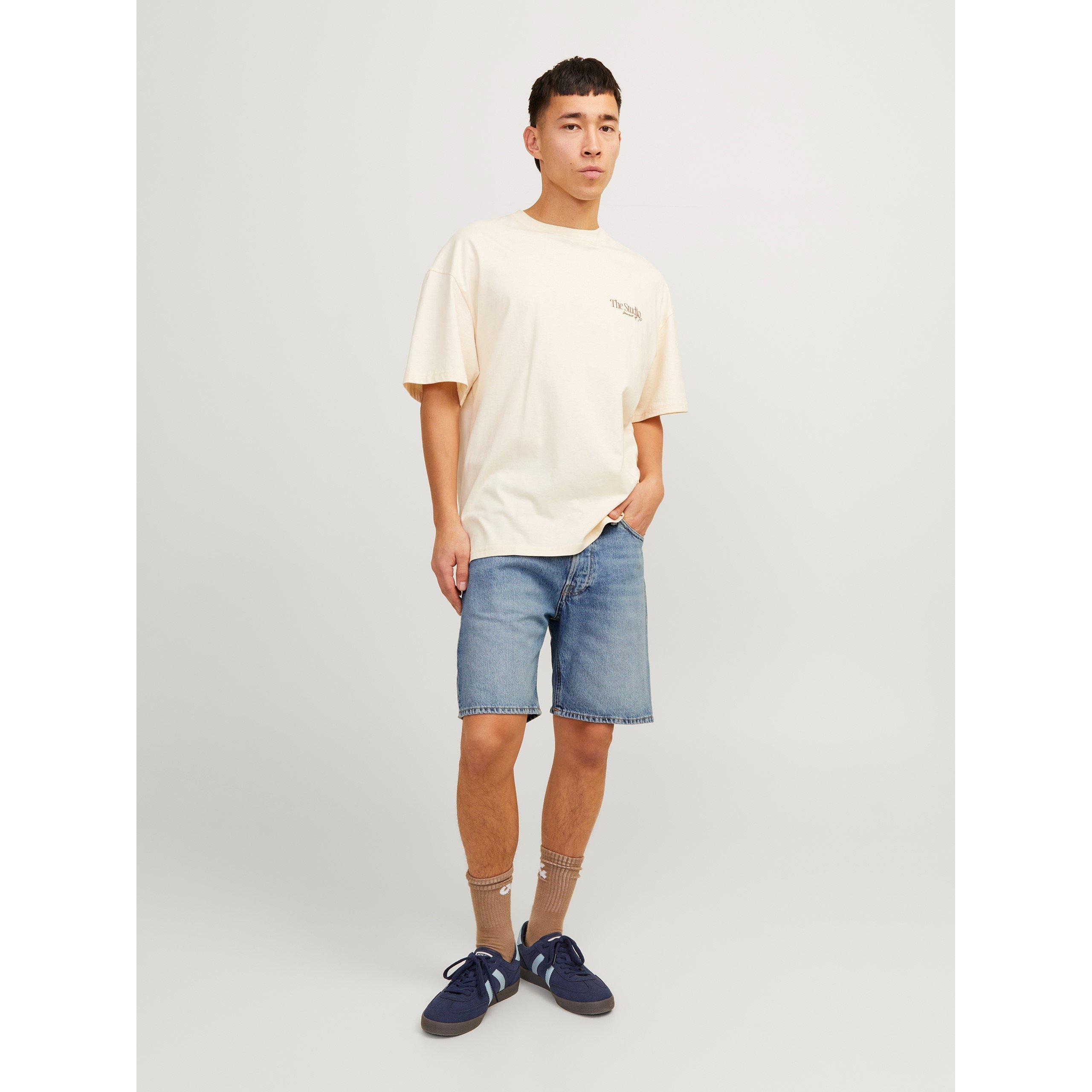 Blauwe Denim - Jack and Jones - Denim Shorts Mens - 2
