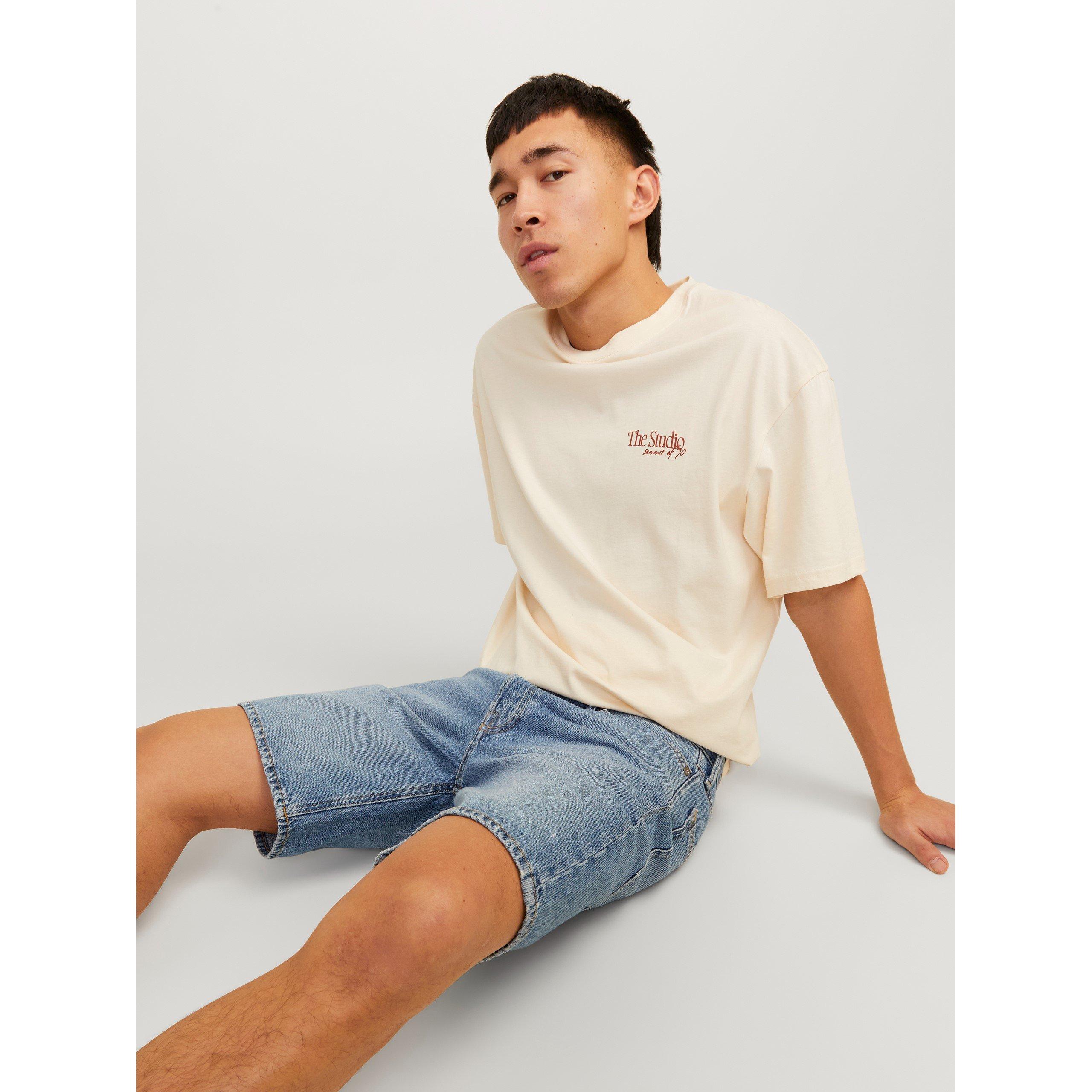 Blauwe Denim - Jack and Jones - Denim Shorts Mens - 4