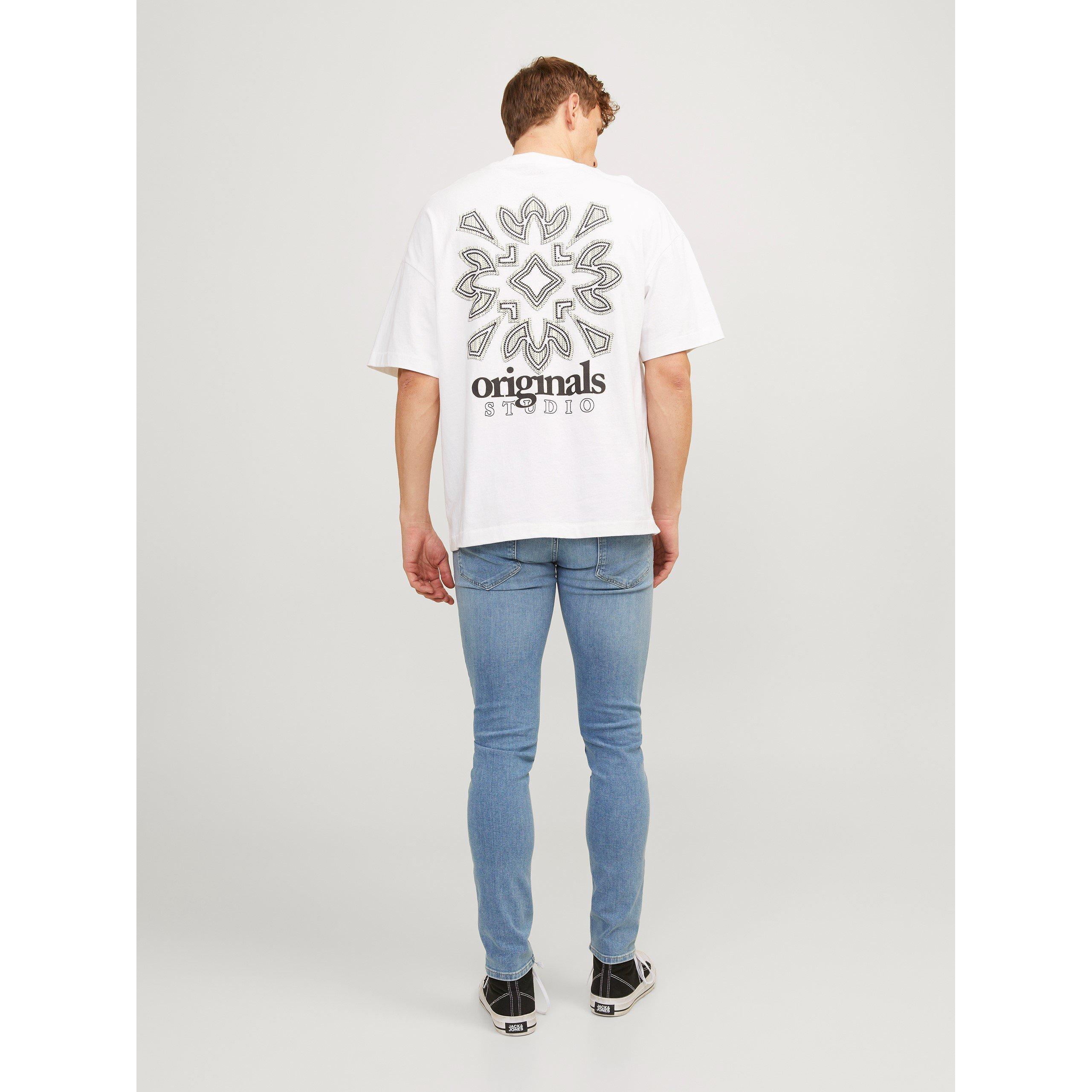 Blue Denim - Jack and Jones - Evan 594 Skinny Jeans Mens - 3