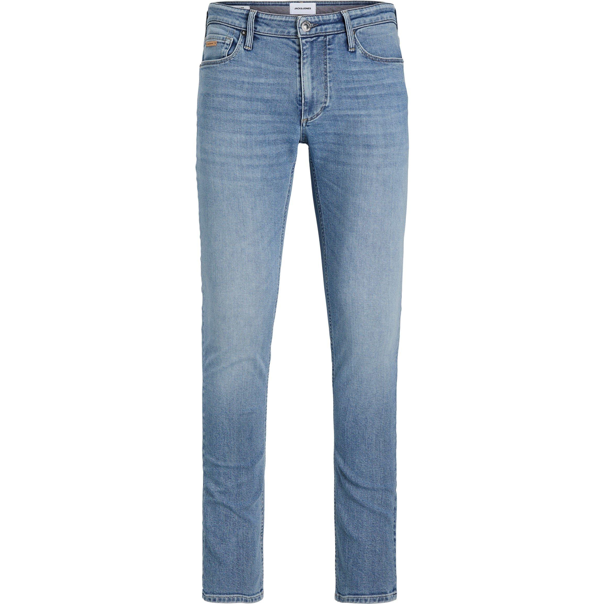 Blue Denim - Jack and Jones - Evan 594 Skinny Jeans Mens - 6