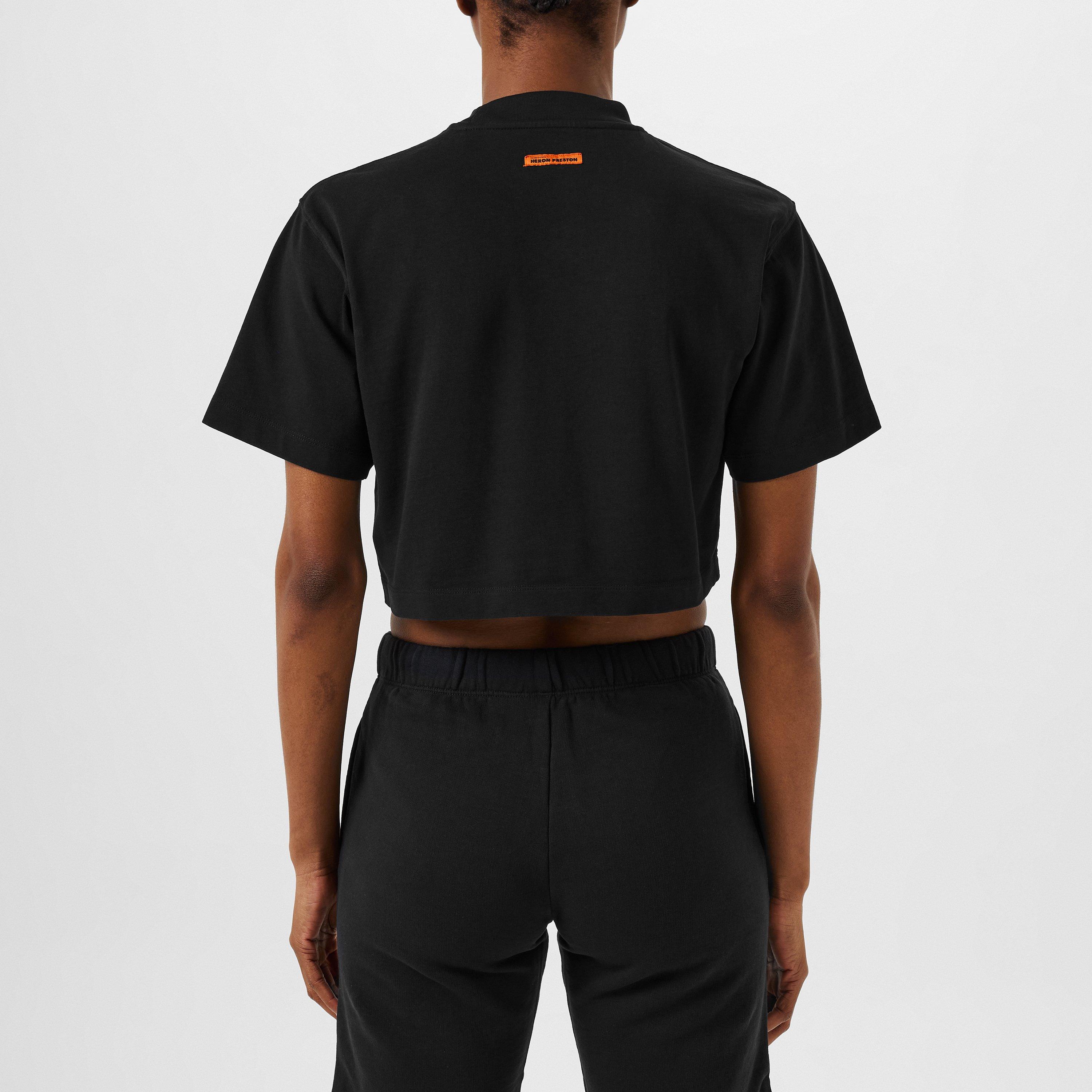 Heron PrestonヘロンプレストンHPNY Logo Cropped Tee Tシャツ Heron Preston HPNY ロゴ Tシャツ | グリーン | FARFETCH JP