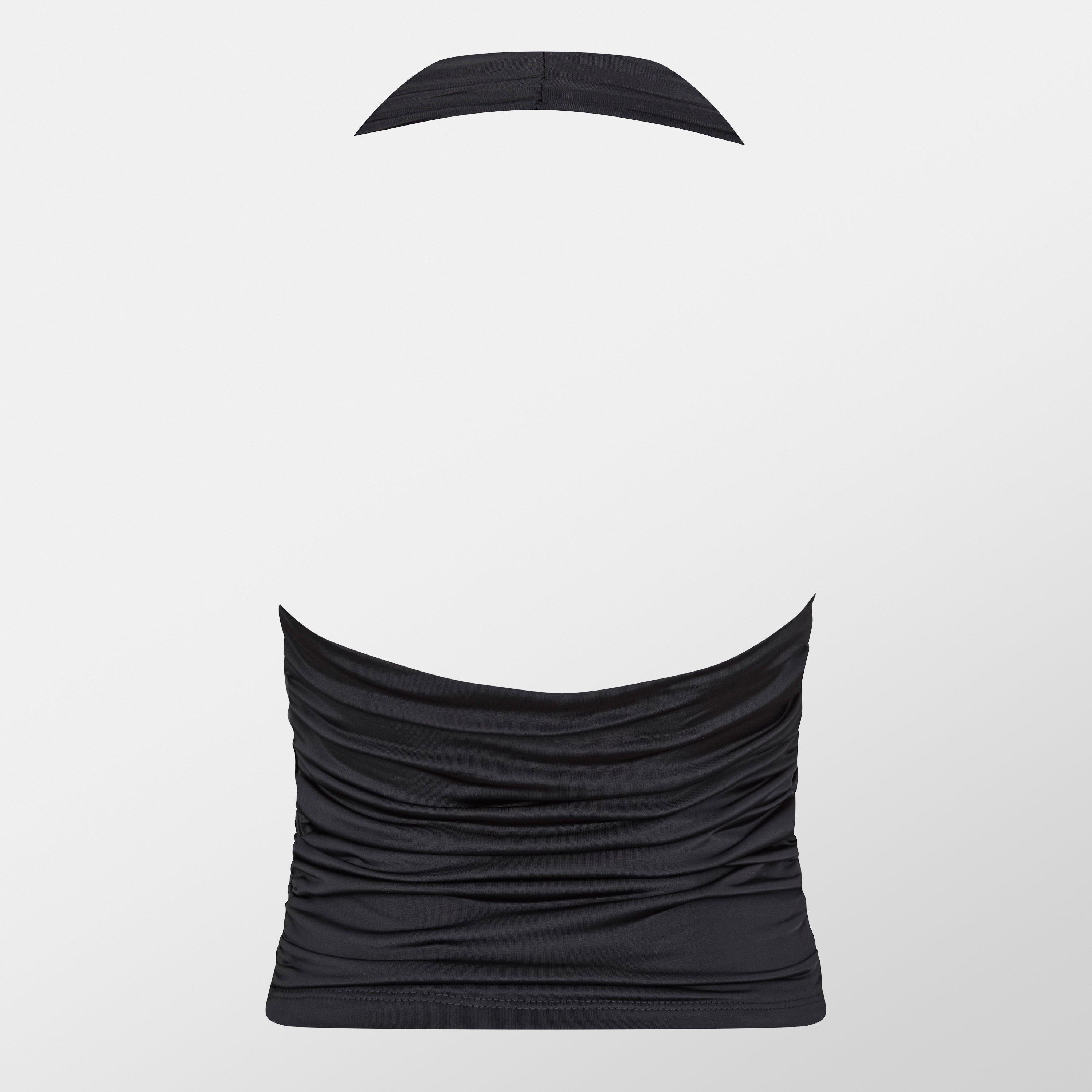 Black - Good American - Women's Halterneck Vest - 2