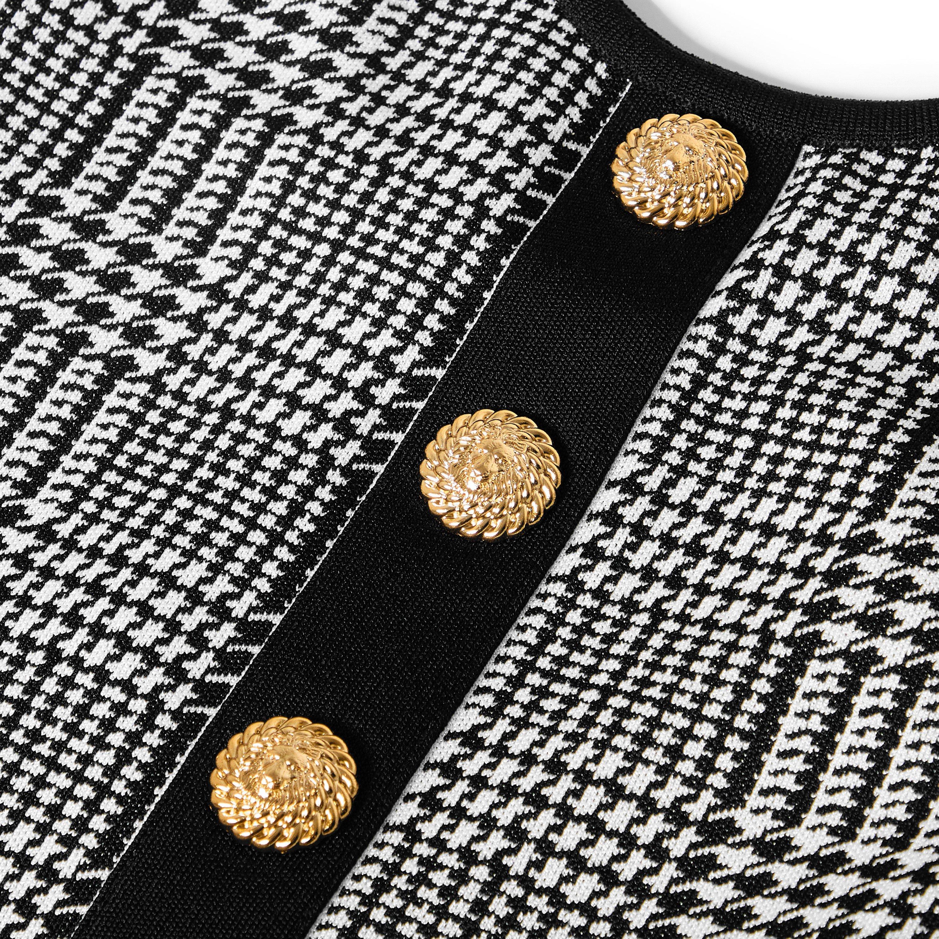 Black/White - Balmain - Balmain Knit Bdysuit Ld54 - 5