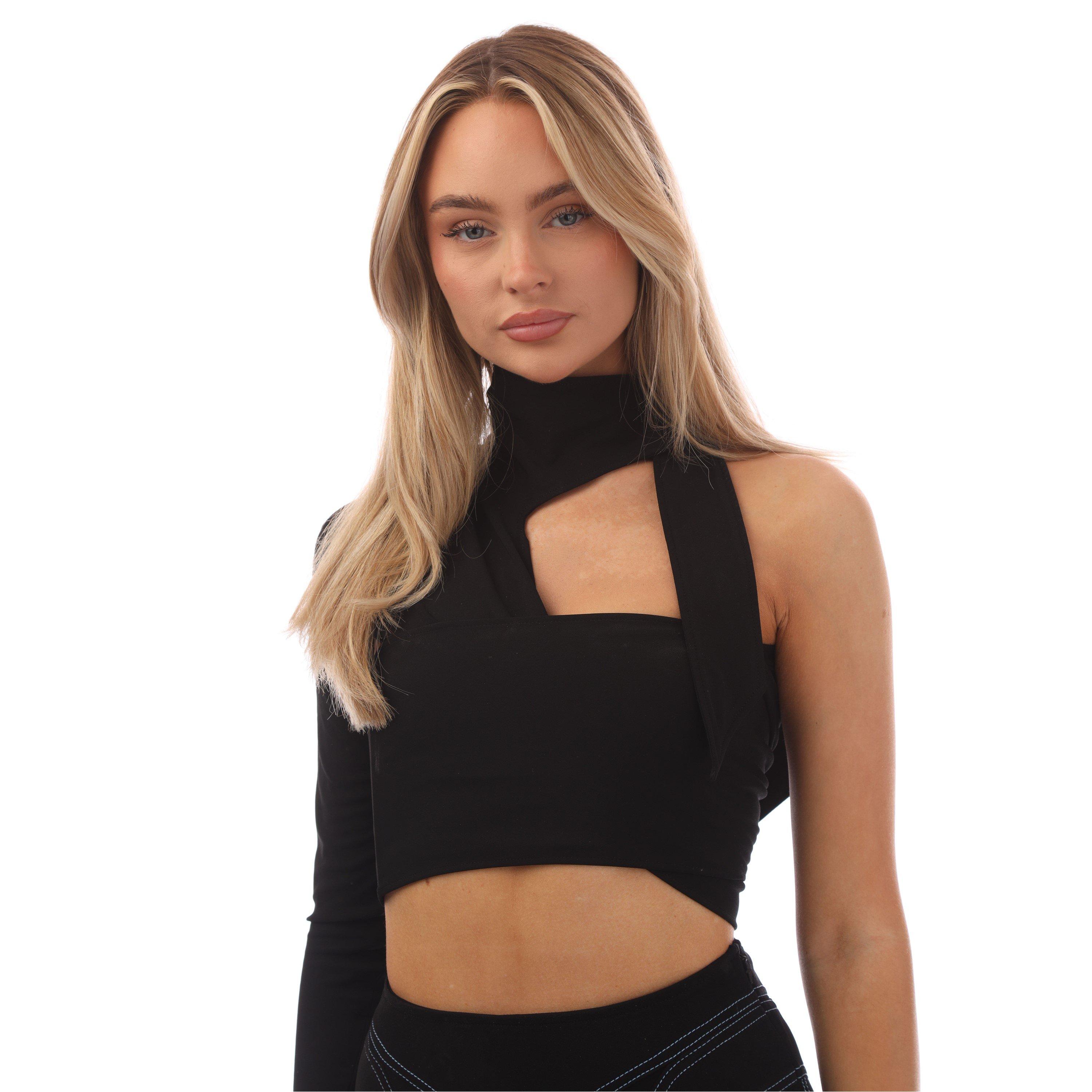 Black - Mugler - Women's Long-Sleeve T-Shirt - 2