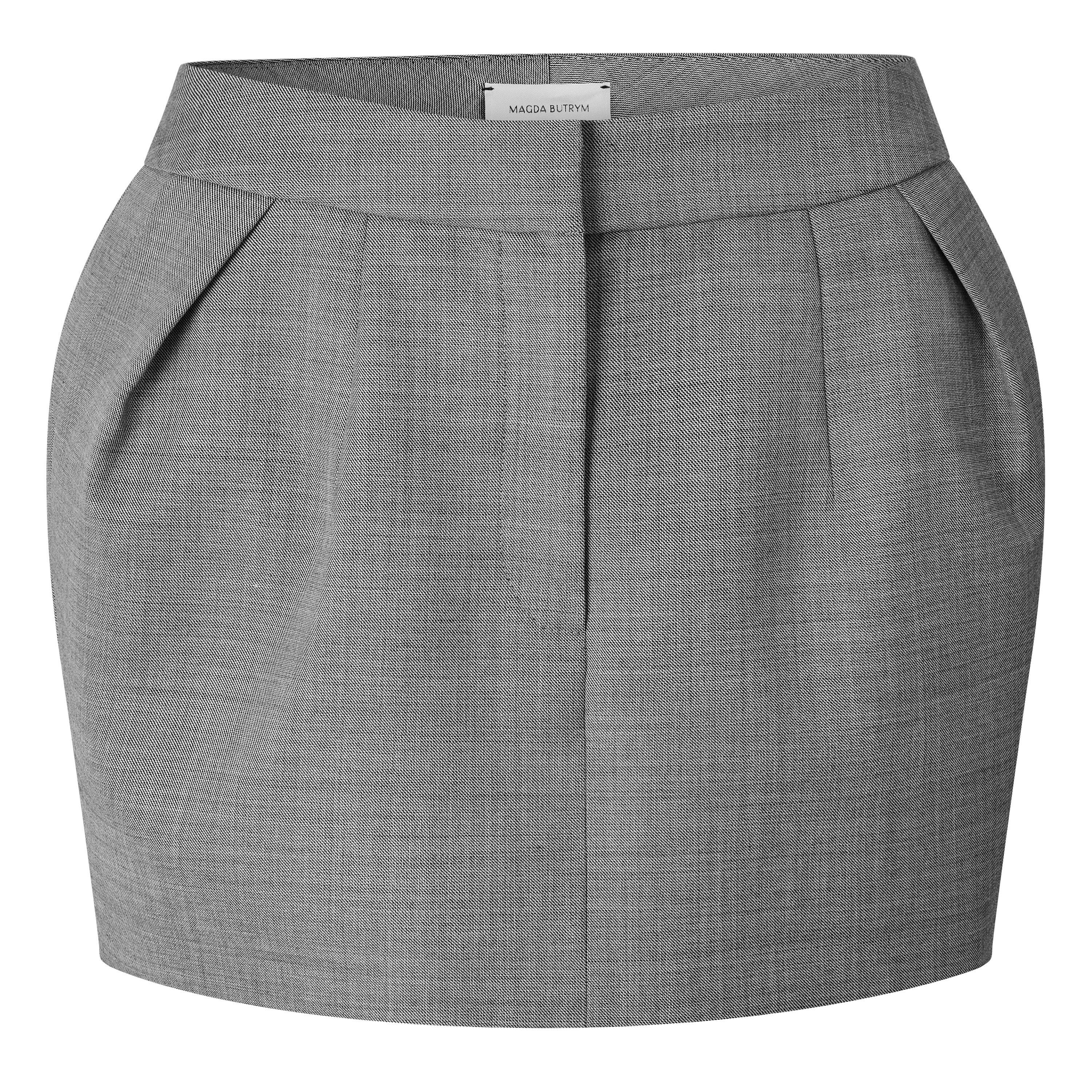 Grey - Magda Butrym - Magda Skirt 14 Ld63 - 1