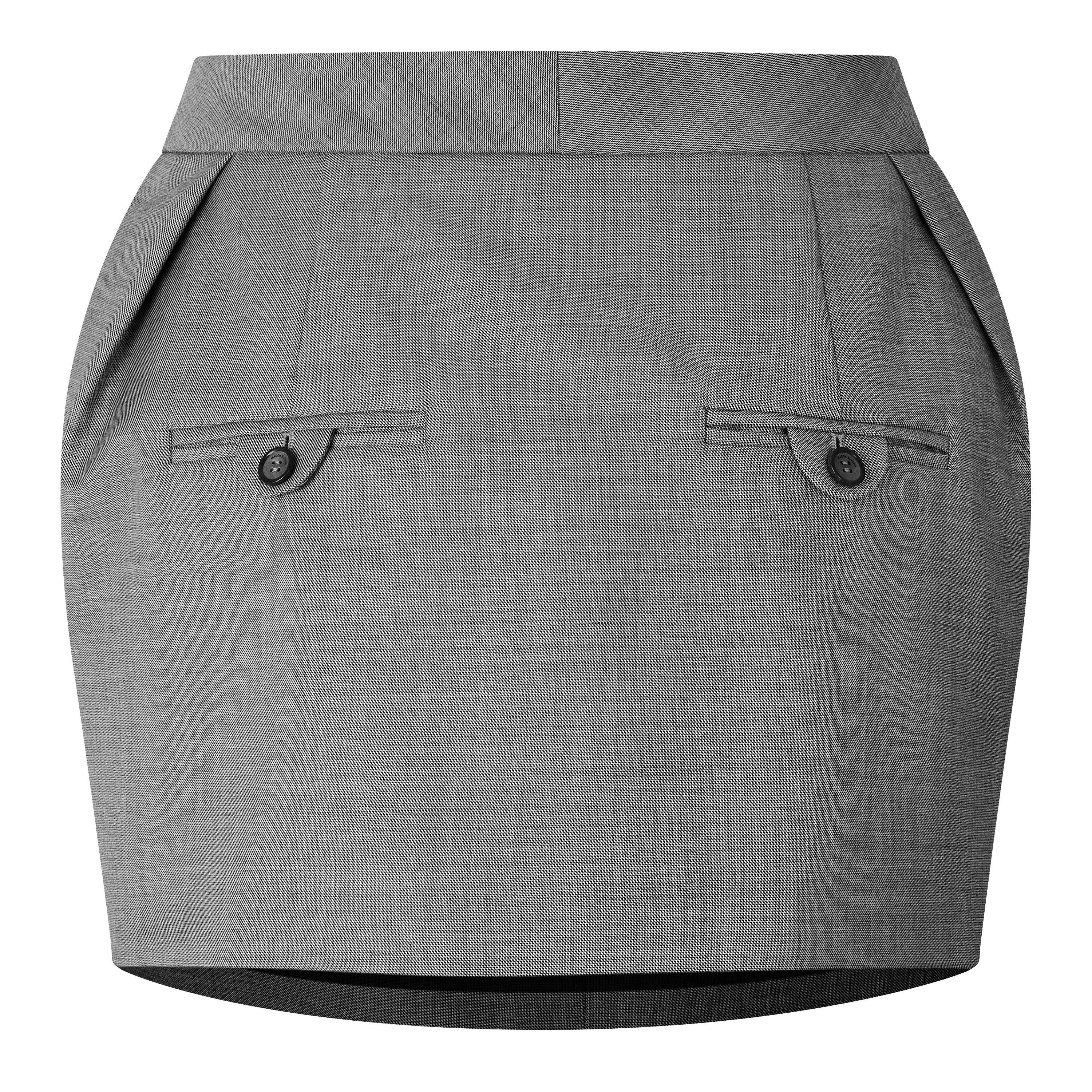 Grey - Magda Butrym - Magda Skirt 14 Ld63 - 2