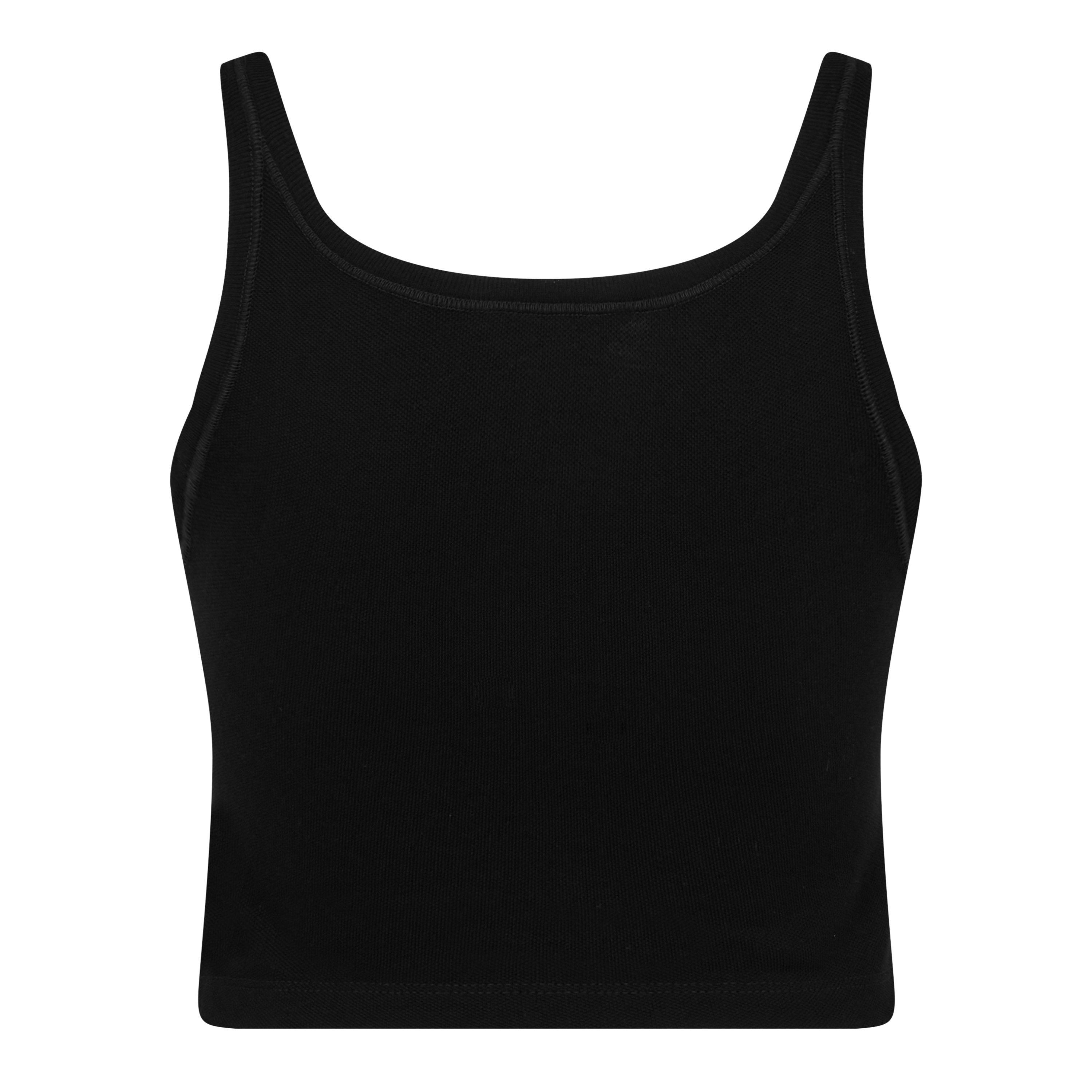 Blk/Off Wht - Palm Angels - Script Logo Tank Top - 6