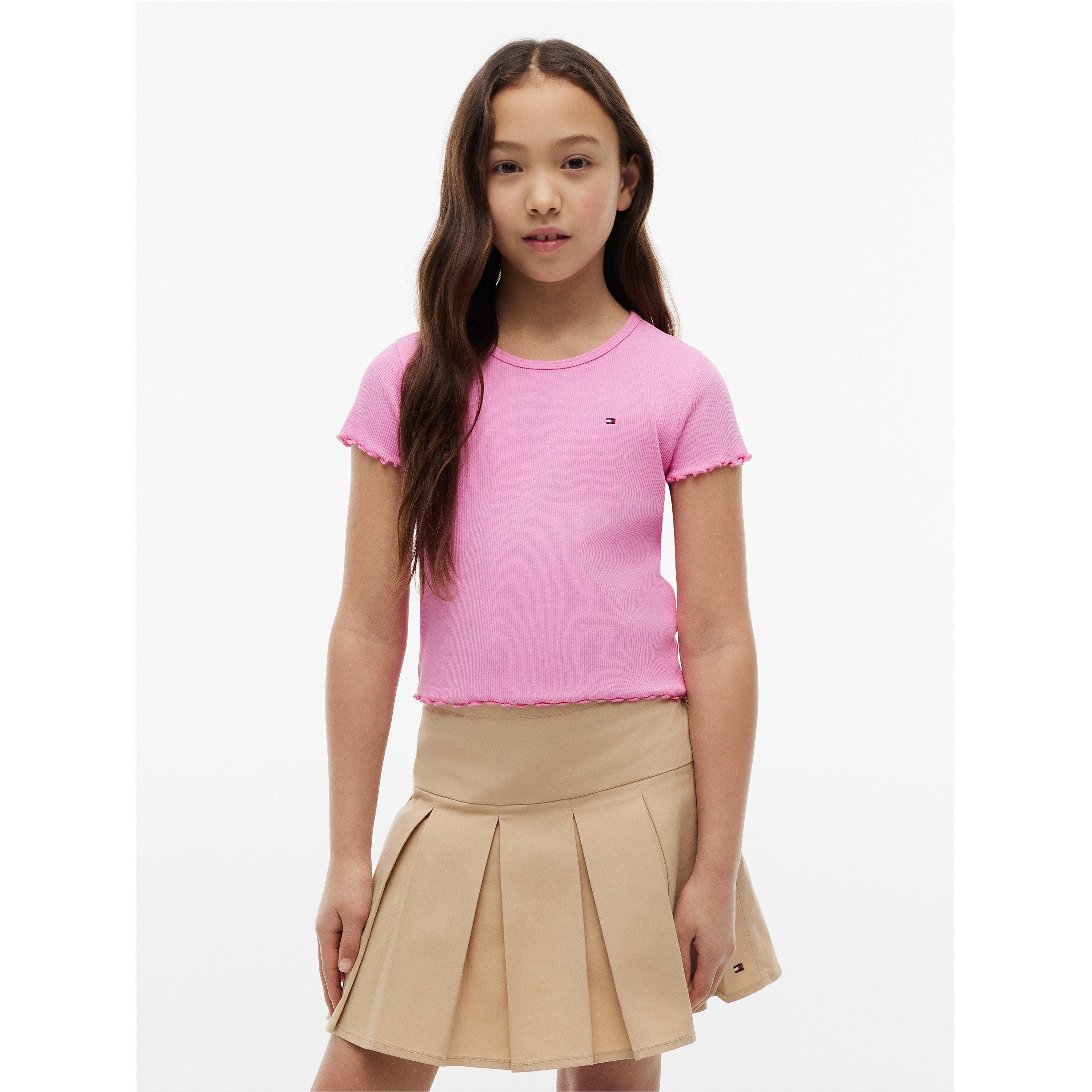 Pink Daisy TOU - Tommy Hilfiger - Essential Rib Top Ss - 2