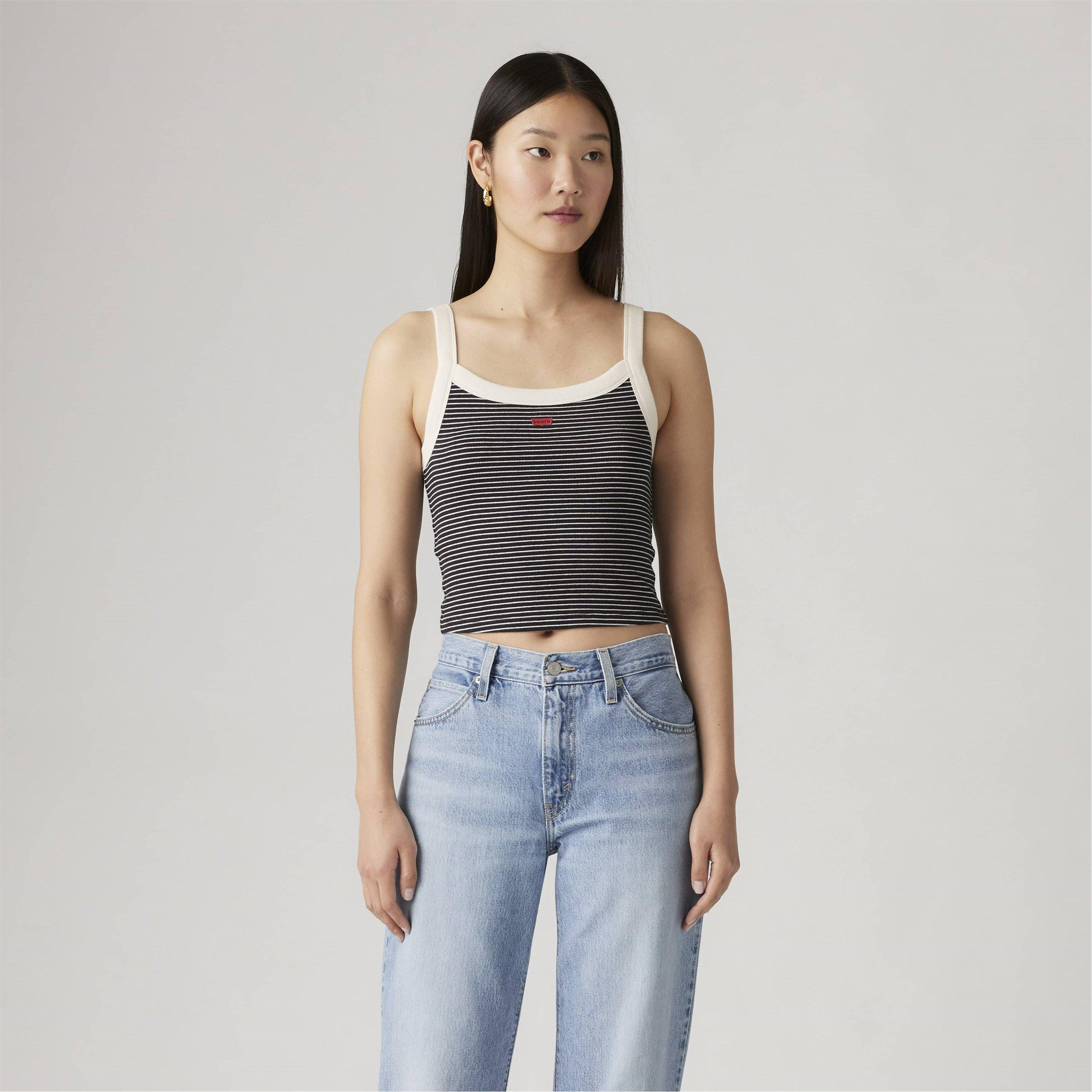 Levis Women's Essential Sporty Tank Top - Annalise Stripe - 12 (M)