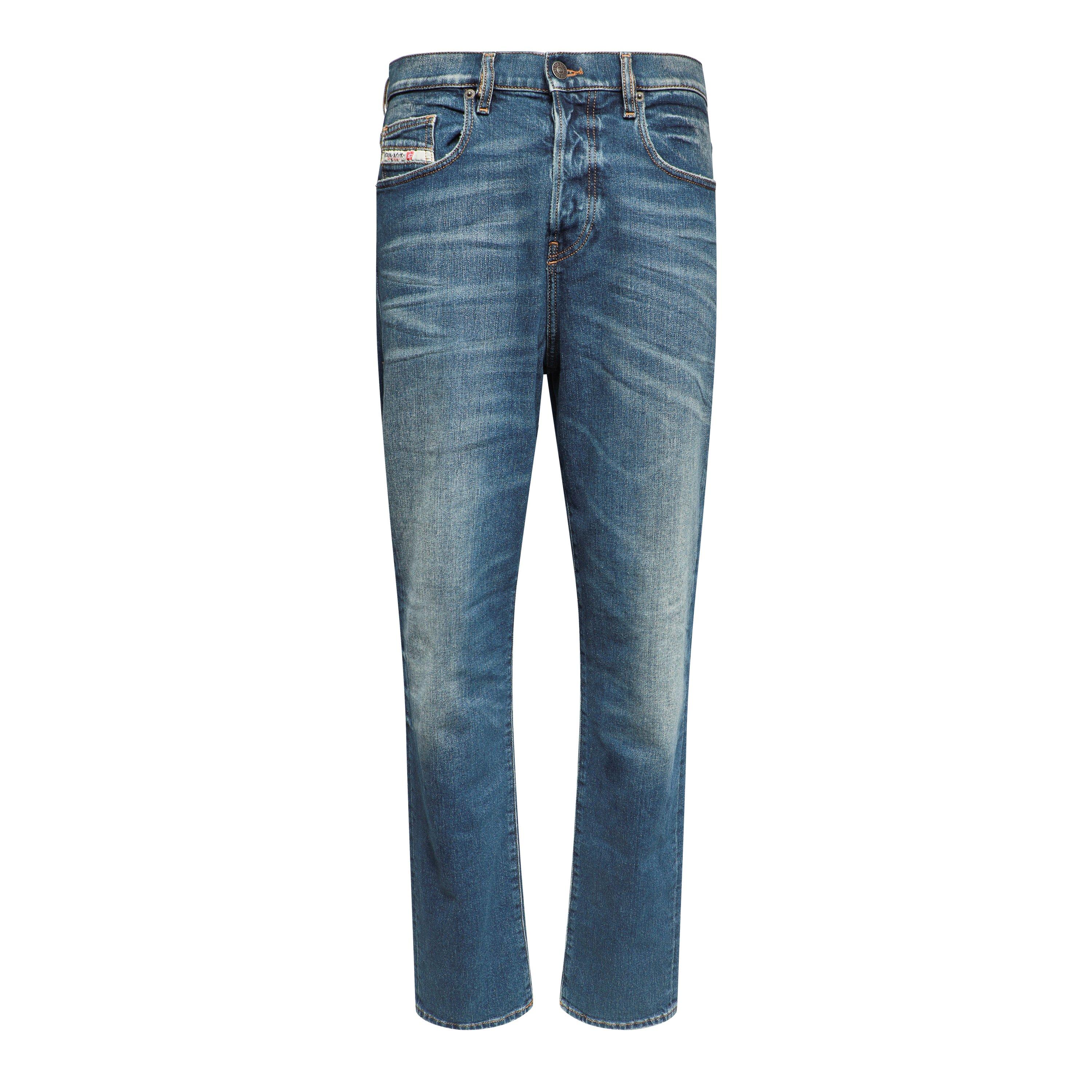 Blue Denim - Diesel - Men's 2020 D-Viker Straight Leg Jeans - 1
