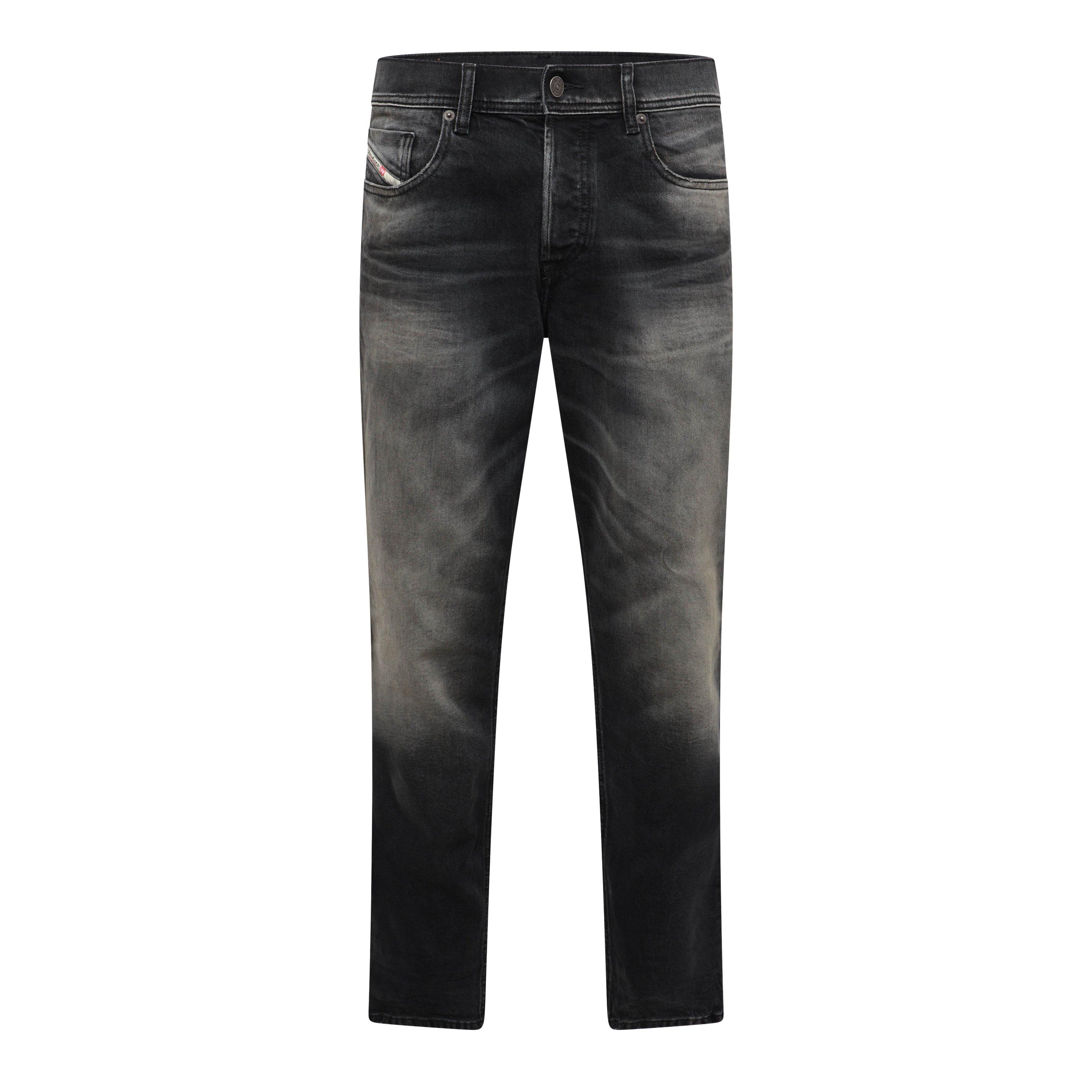 Black/Grey De - Diesel - Men's 2023 D-Finitive Straight Leg Jeans - 1