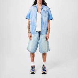 DSquared2 Wide Leg Denim Shorts