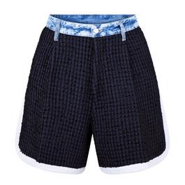 DSquared2 Contrasting Boucle Shorts