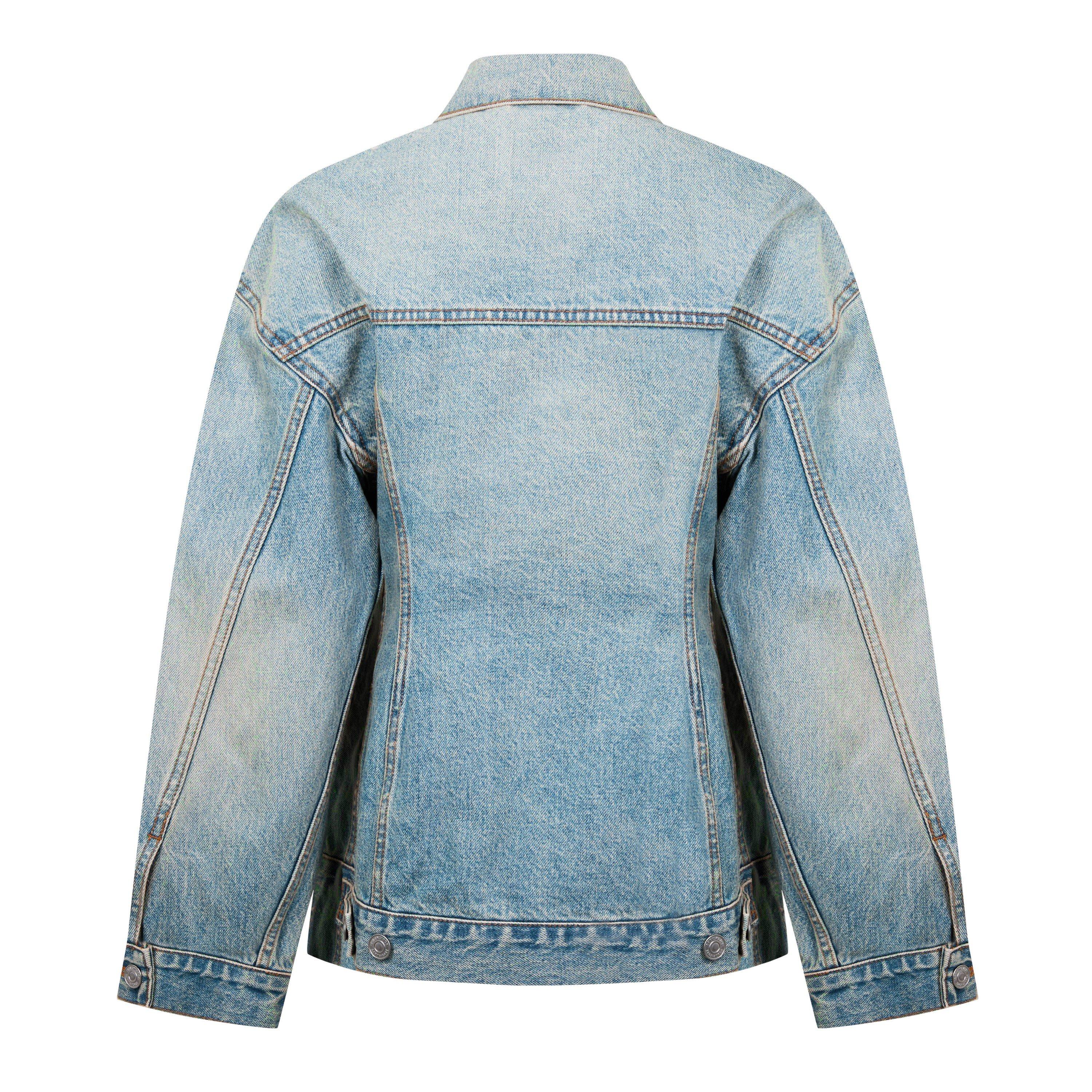 アウターその他 BALENCIAGA 'Hourglass' jacket Light Blue Balenciaga Hourglass Blazer in Navy | FWRD