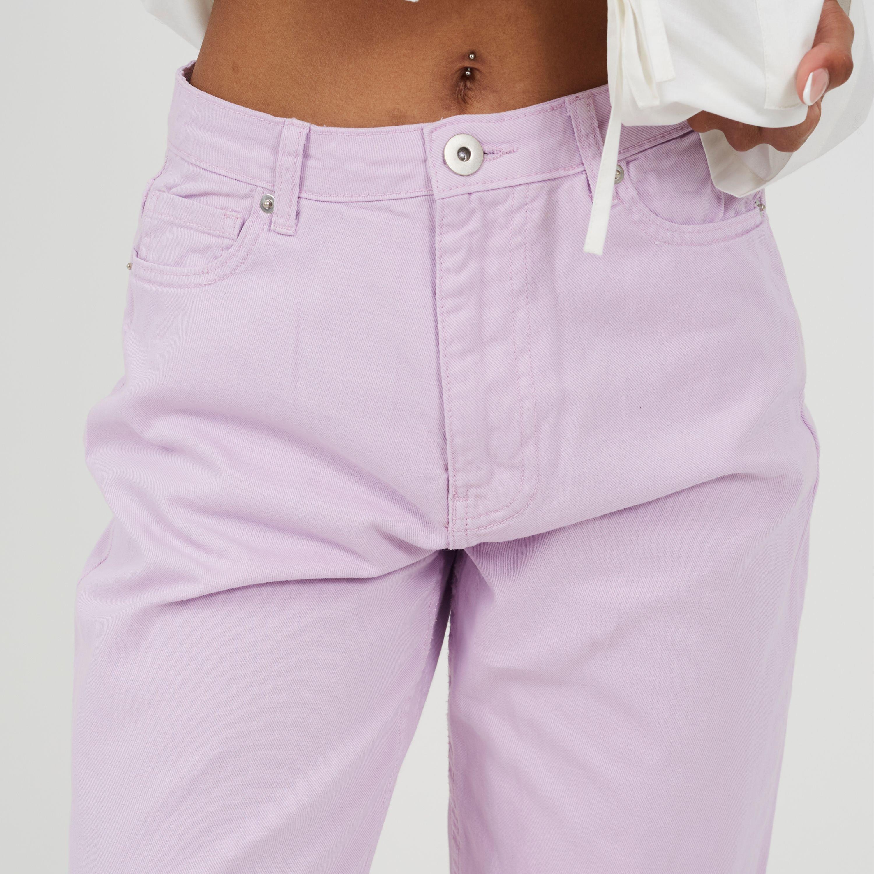 Lilás - Brave Soul - Women's Para Straight Leg Jeans - 3