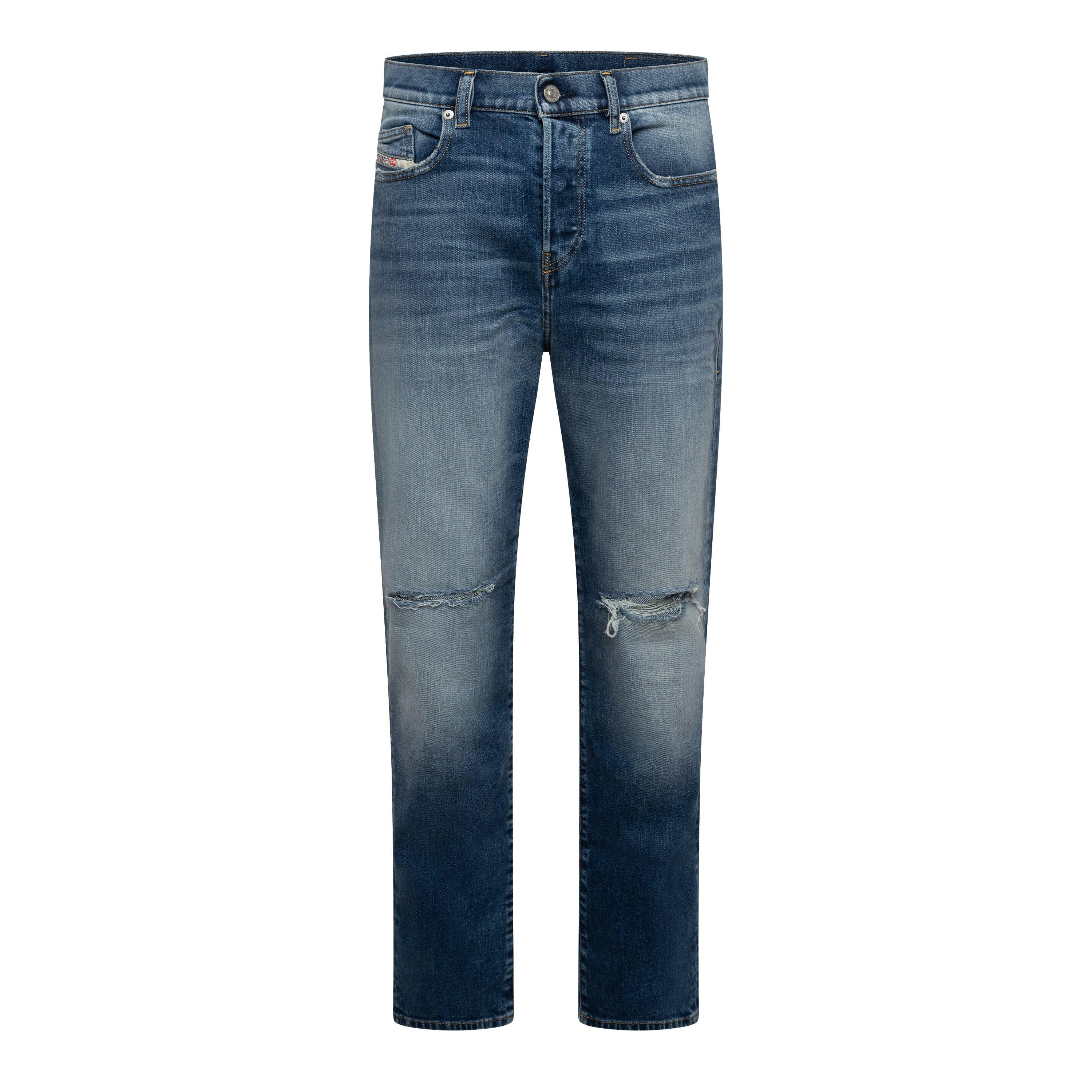 Blue Denim - Diesel - Men's 2020 D-Viker Straight Leg Jeans - 1