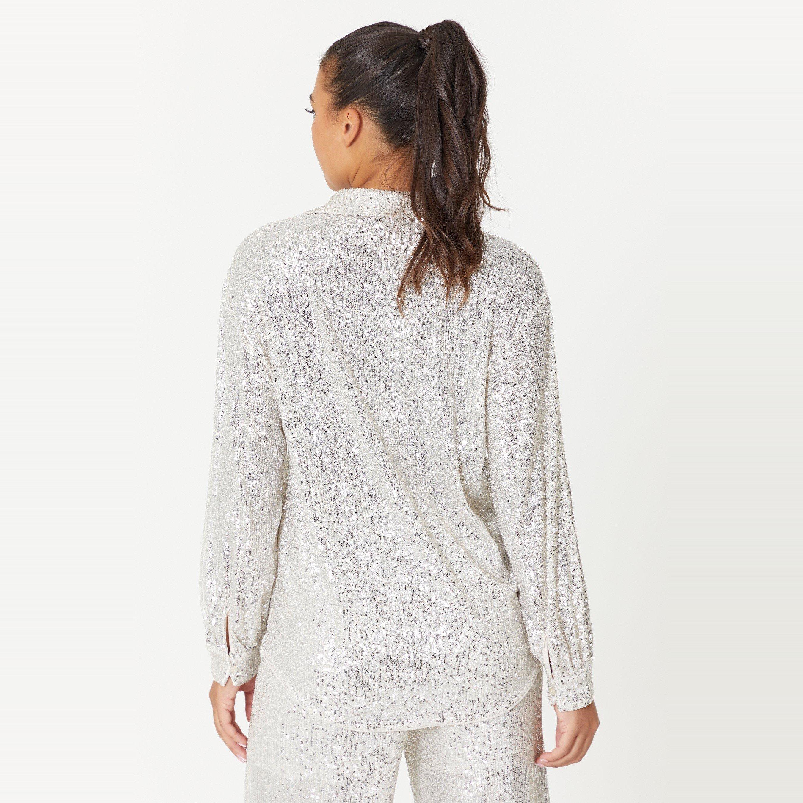 FIO DE PRATA - Be You - Sequin Sequin Shirt - 5