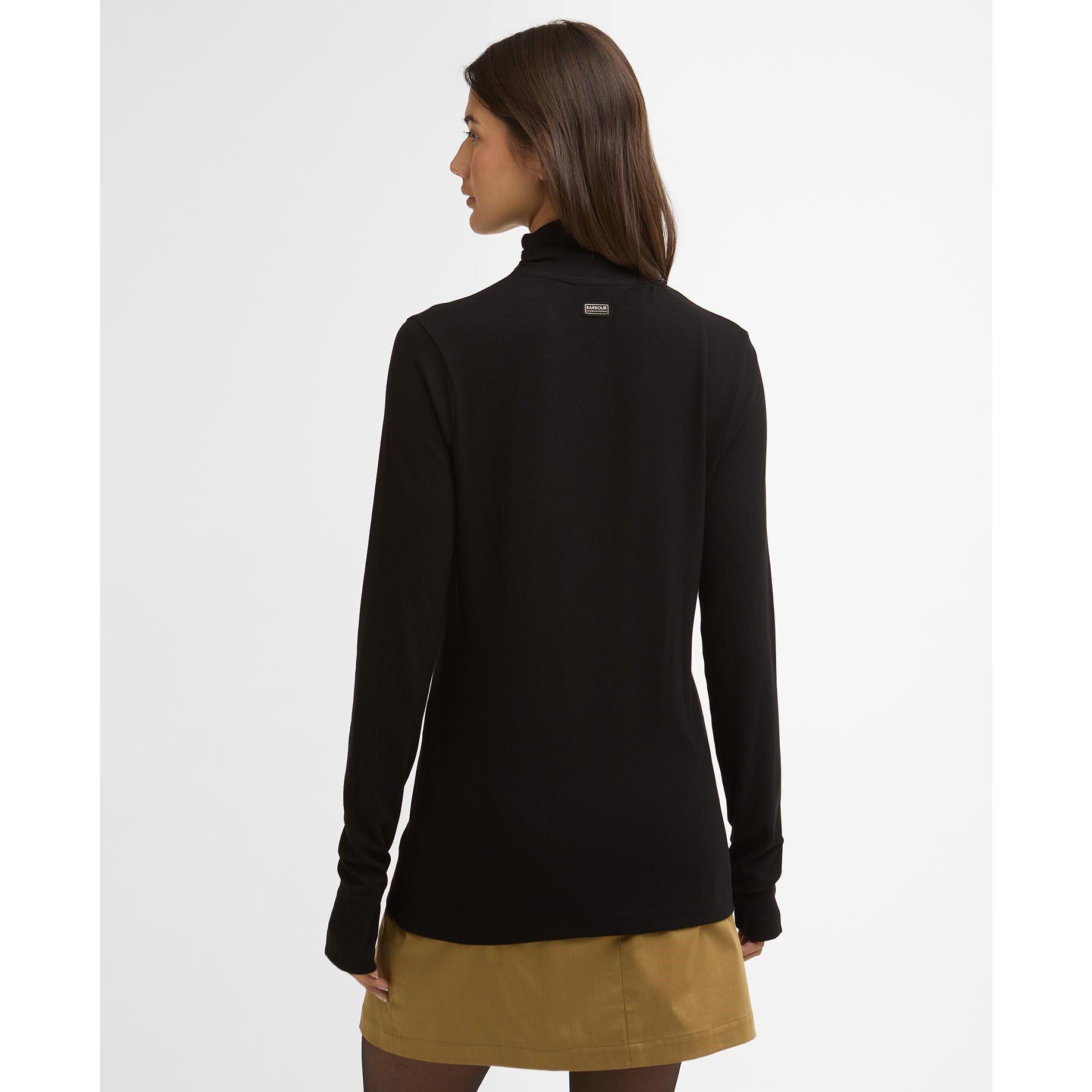 Black - Barbour International - Womens Leia Top - 3