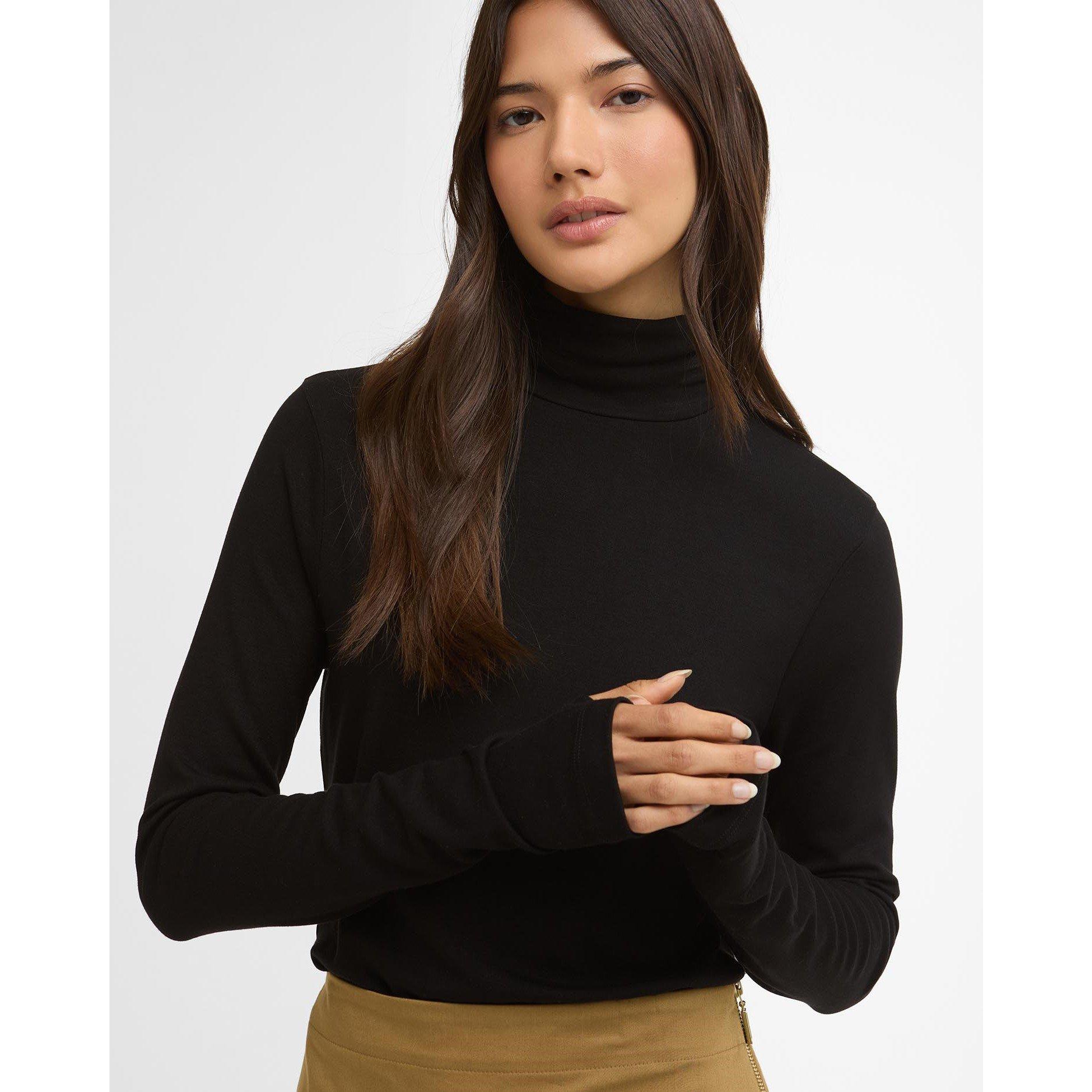 Black - Barbour International - Womens Leia Top - 4