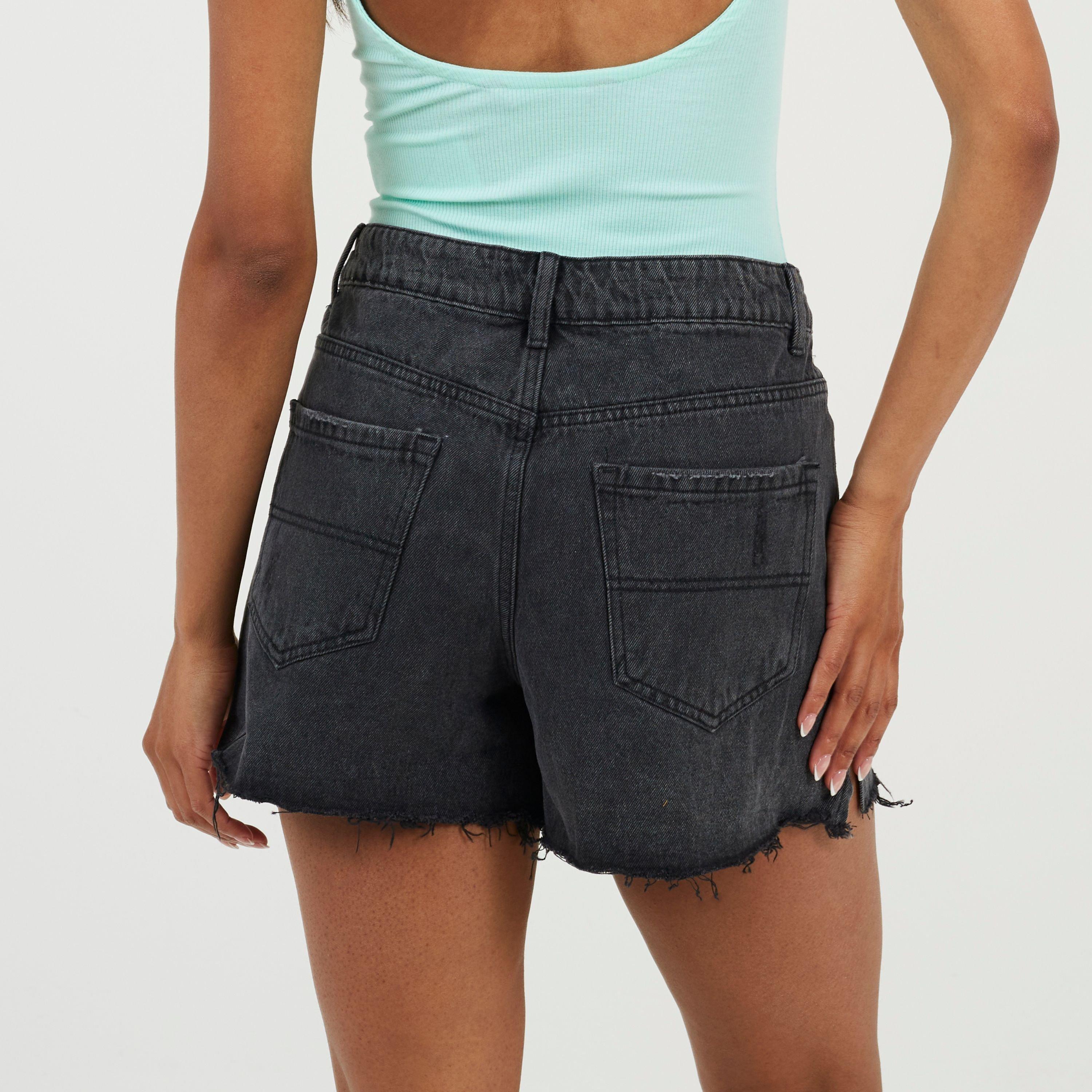 Zwarte Wassing - Brave Soul - Denim Shorts Ld99 - 2