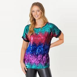 Be You Ombre Sequin Top