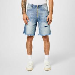 Cole Buxton Distressed Denim Shorts