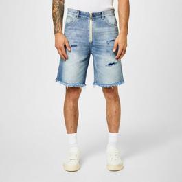 Cole Buxton Distressed Denim Shorts