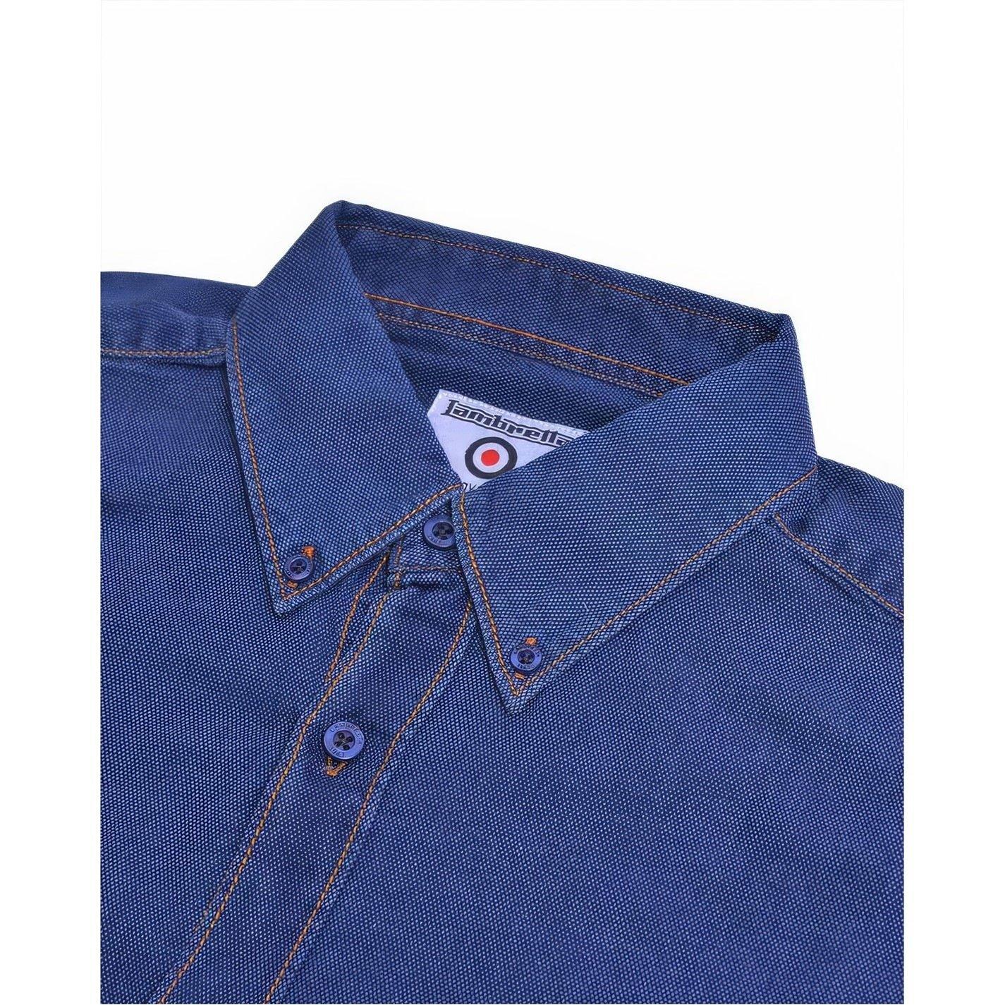 Lyle Q Zip Pulover Sn99 - Lambretta - Denim Shirt - 2