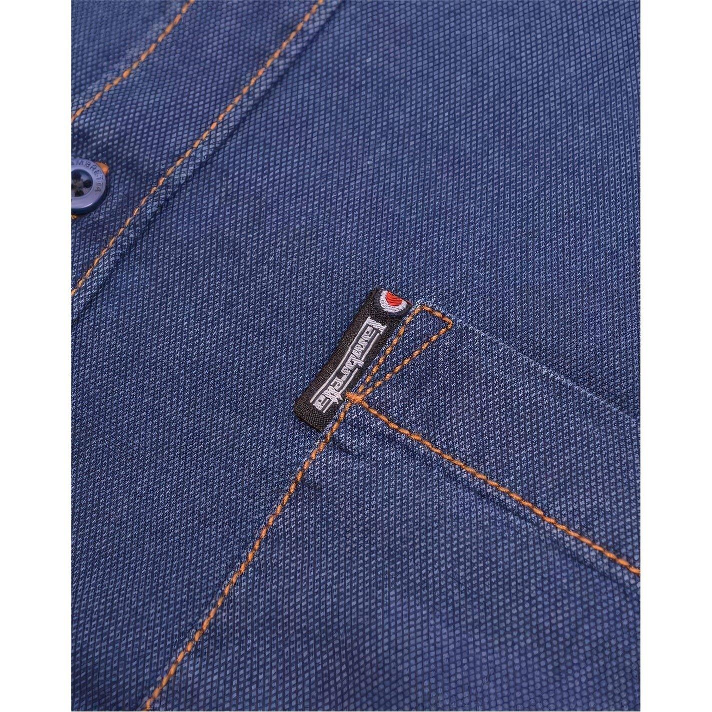Lyle Q Zip Pulover Sn99 - Lambretta - Denim Shirt - 3