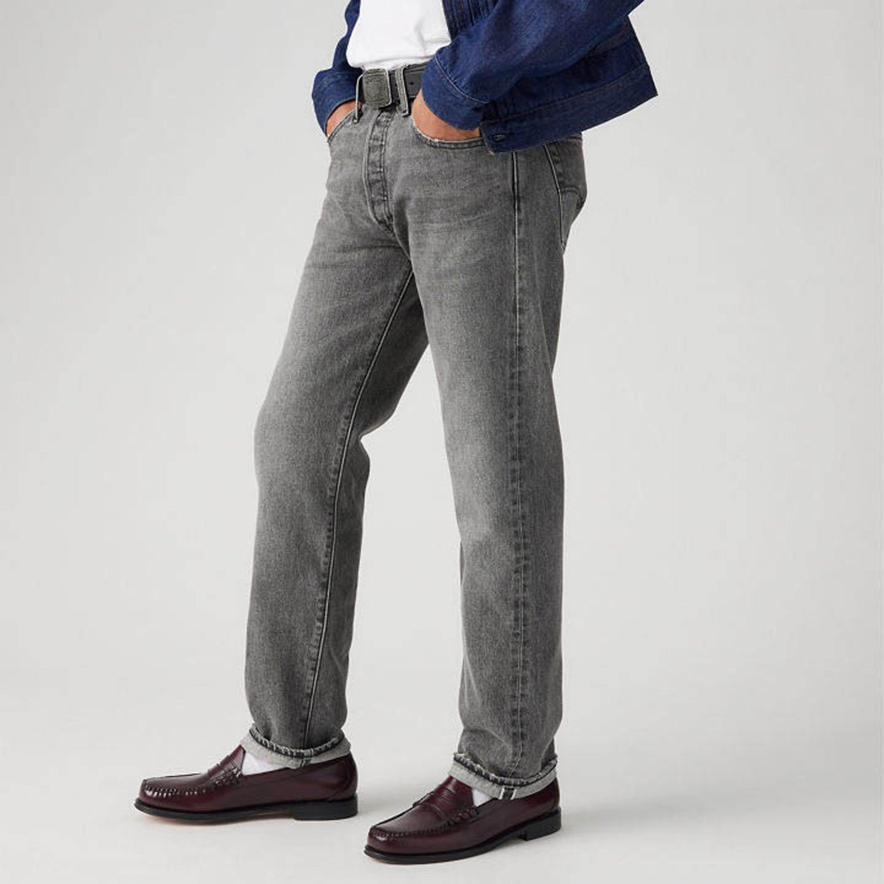 BLACK ASH SELV - Levis - Levis 501 Original Selvedge Jeans - 4